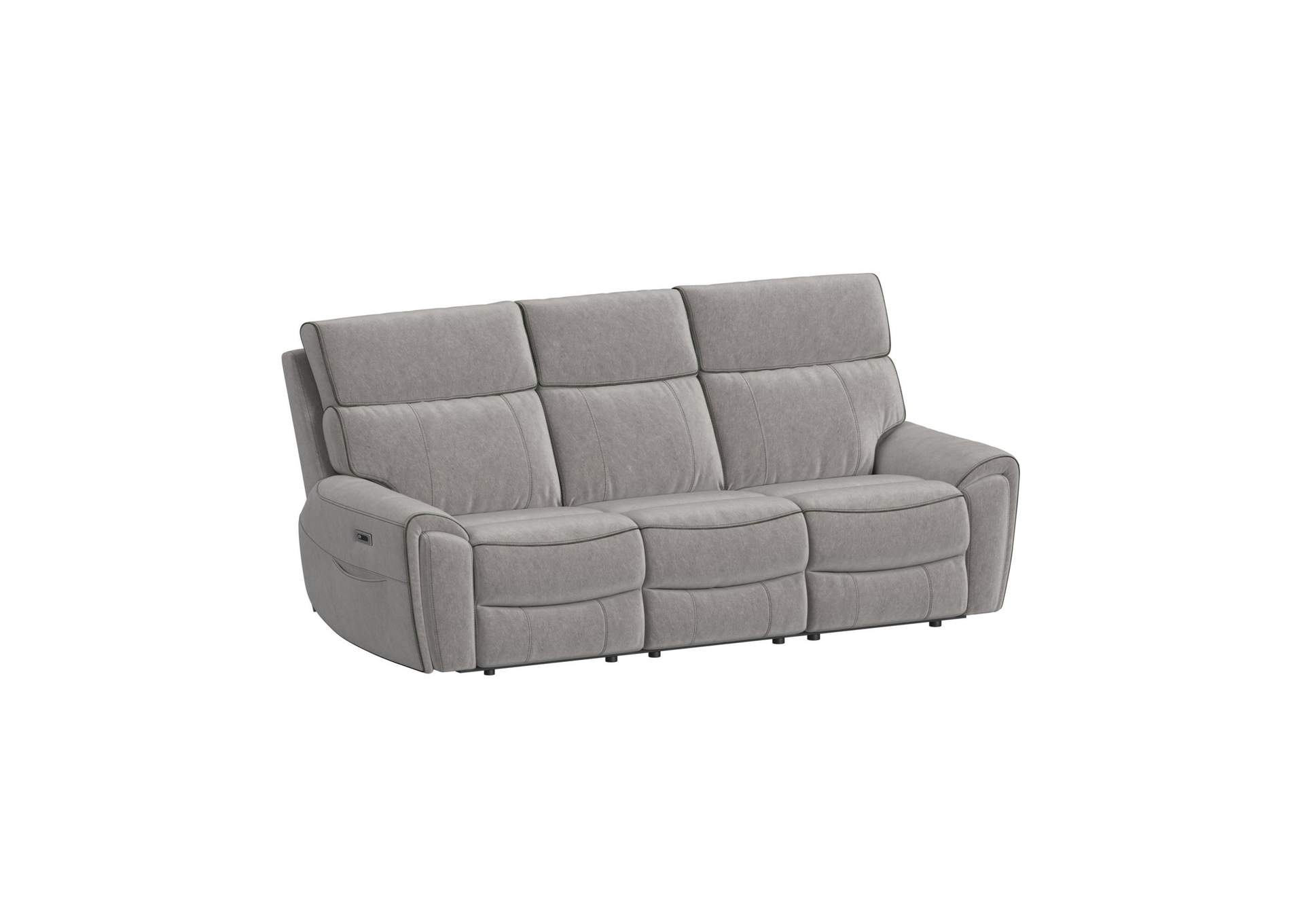 Jackpot P1 Sofa With Heat Massage In Explore Light Grey image 3
