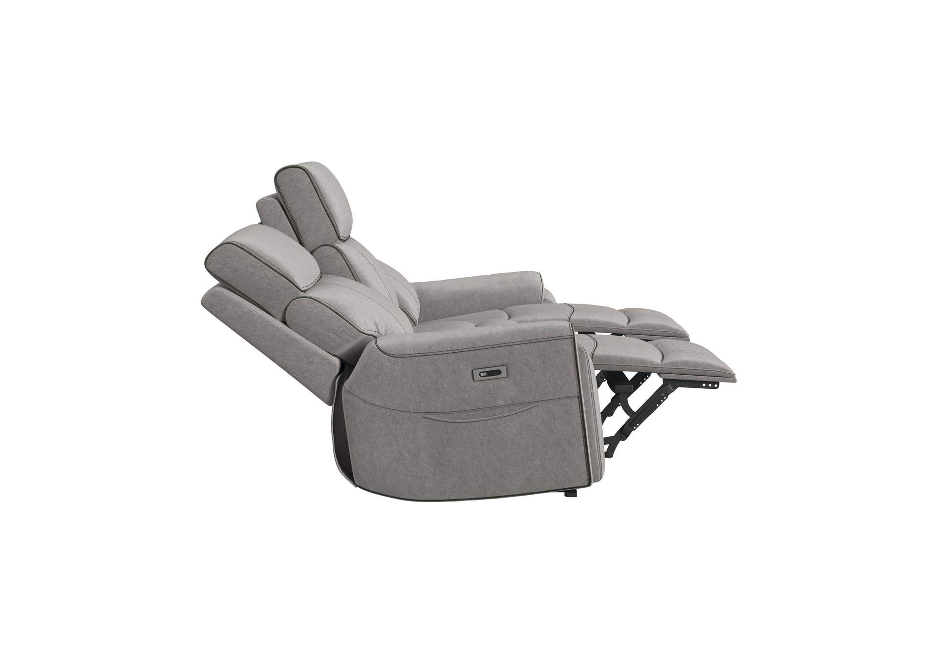 Jackpot P1 Sofa With Heat Massage In Explore Light Grey image 9