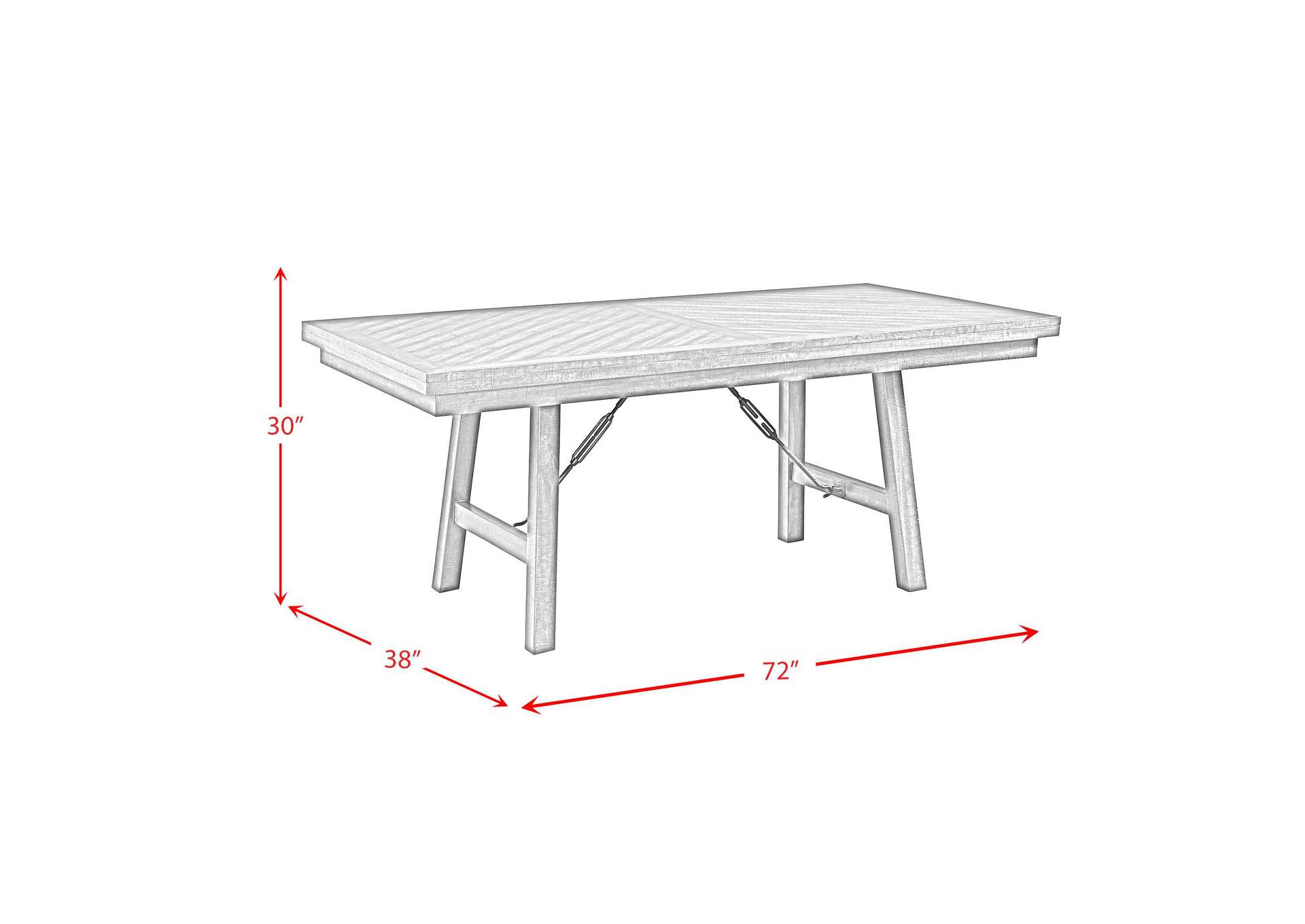 Jax 6 Piece Dining Set 72 Table 4 Chairs Bench In Cherry image 12