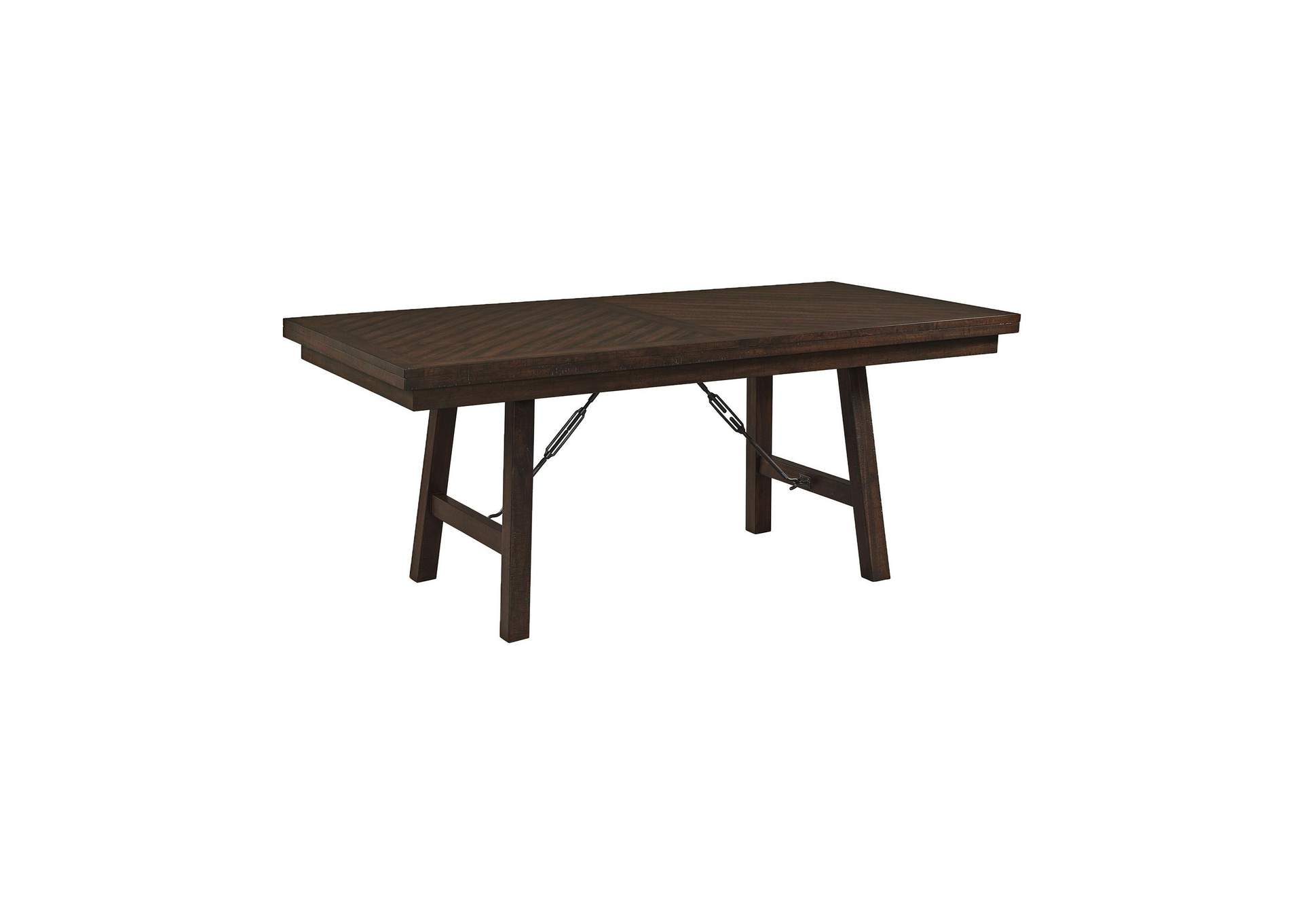 Jax 6 Piece Dining Set 72 Table 4 Chairs Bench In Cherry image 9