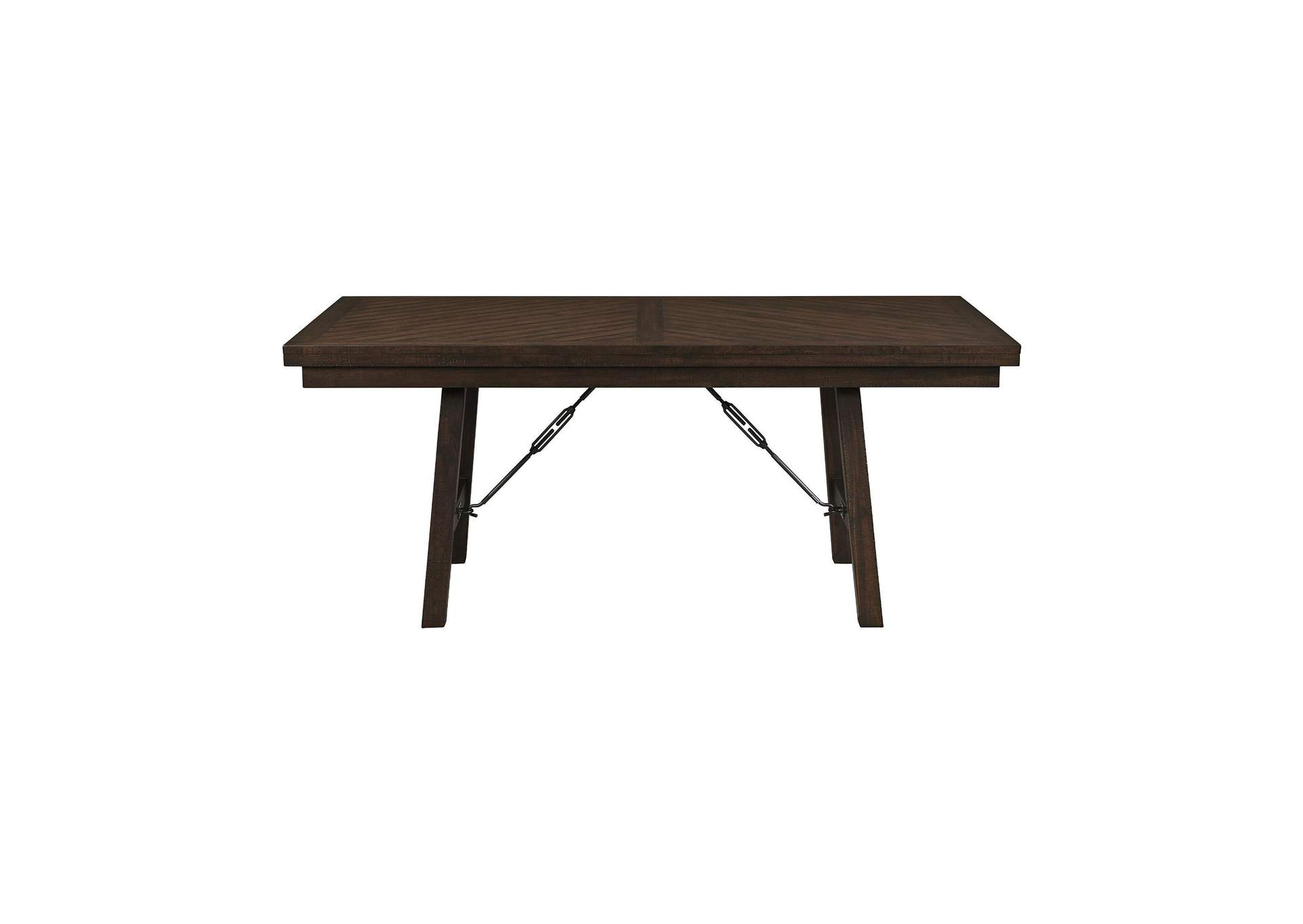 Jax 6 Piece Dining Set 72 Table 4 Chairs Bench In Cherry image 8