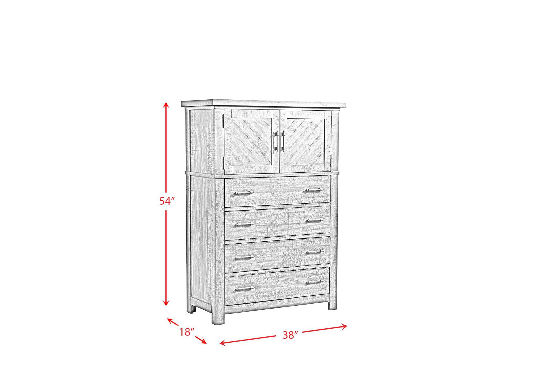 Jax Chest In Cherry image 3