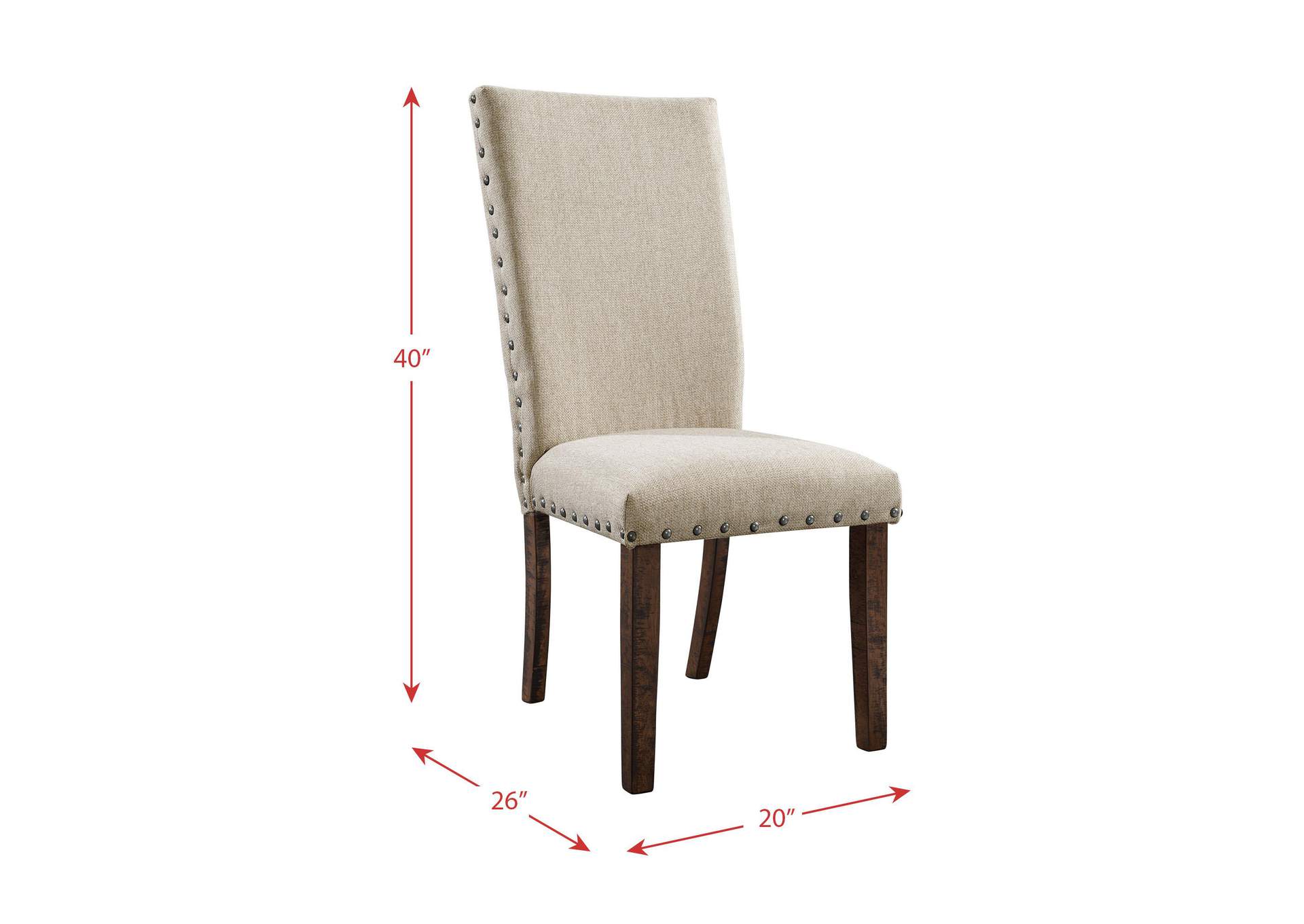 Jax Upholstery Back Side Chair 2 Per Pack image 6
