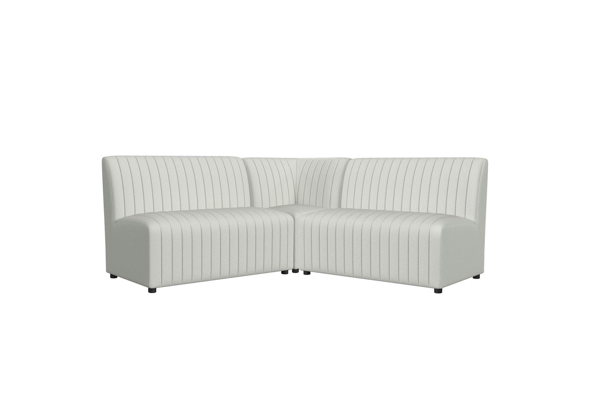 Jemma Upholstered Bench In Beige Linen image 5