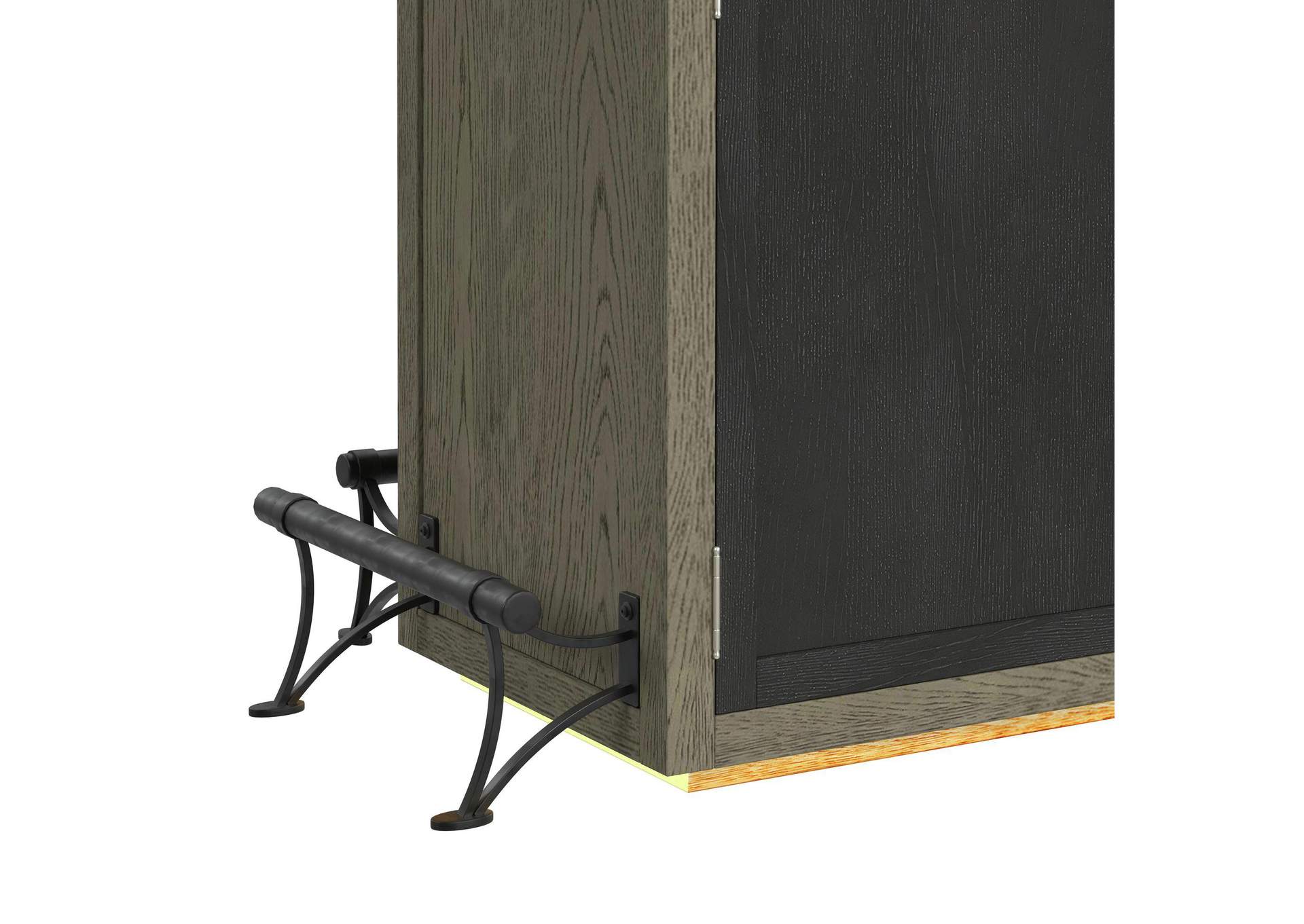 Jemma Bar Table With Light In Grey And Dark Espresso image 5