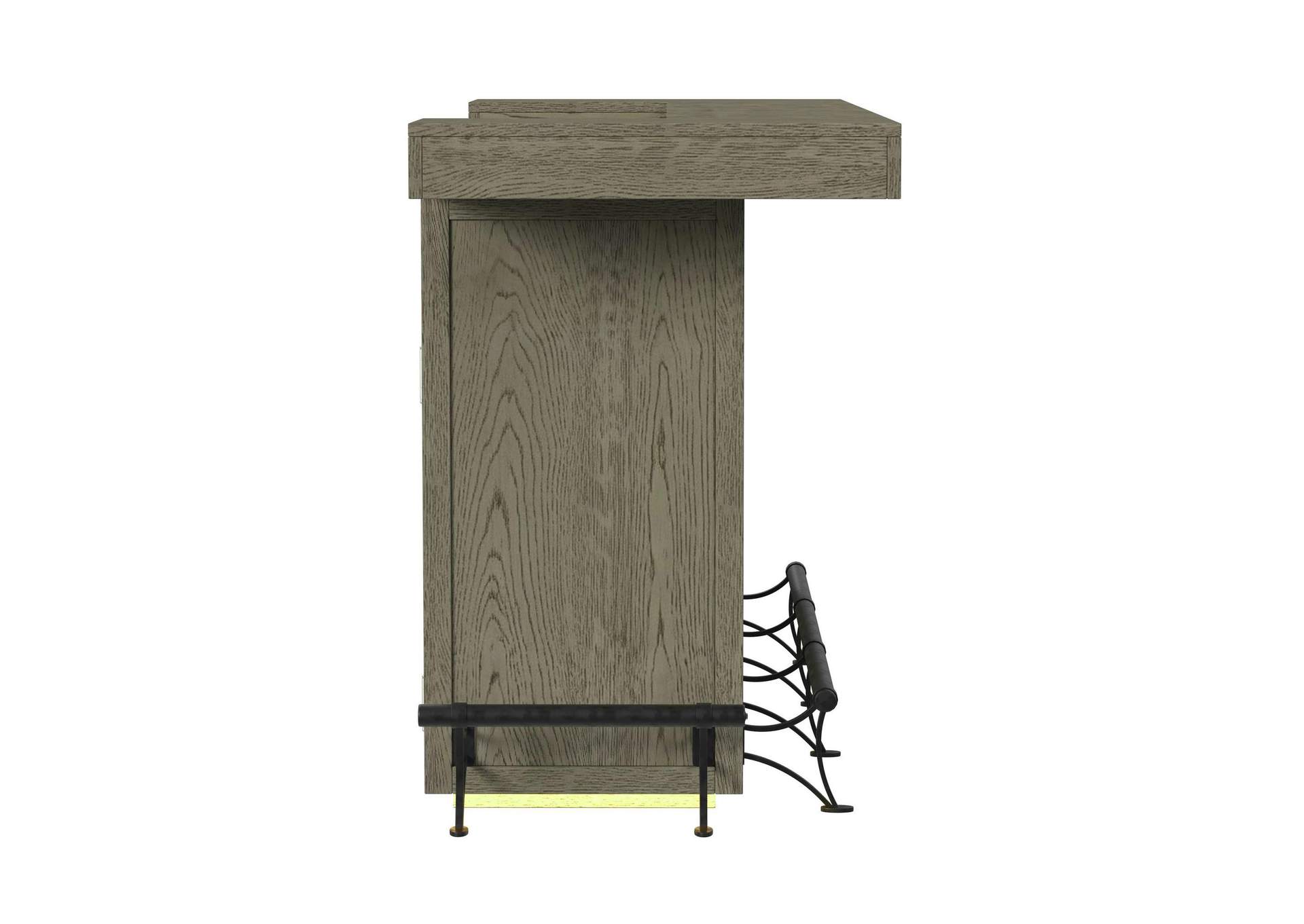 Jemma Bar Table With Light In Grey And Dark Espresso image 10