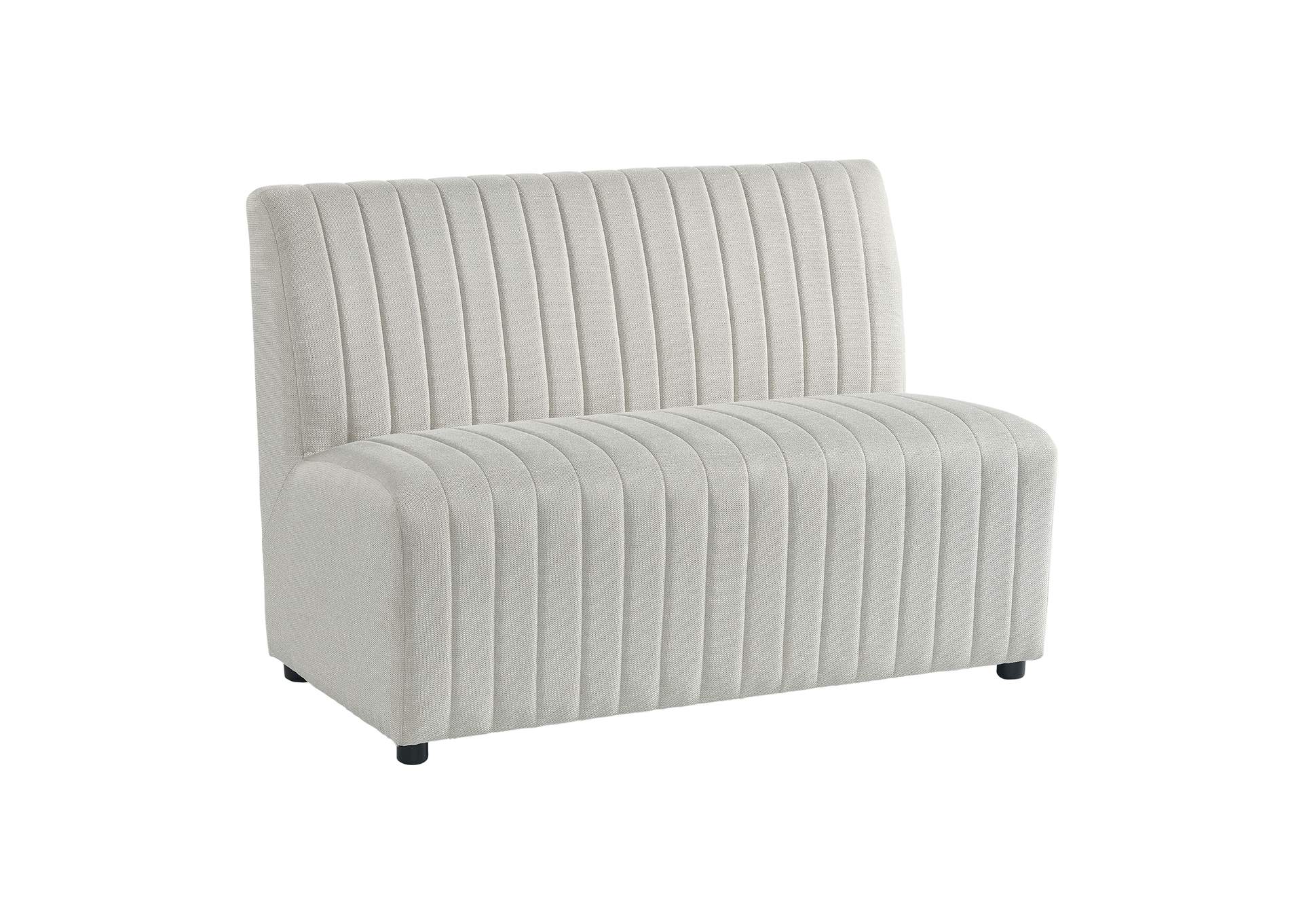 Jemma Upholstered Bench In Beige Linen image 3