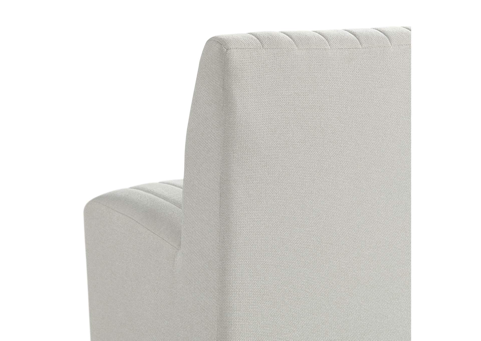 Jemma Upholstered Bench In Beige Linen image 8
