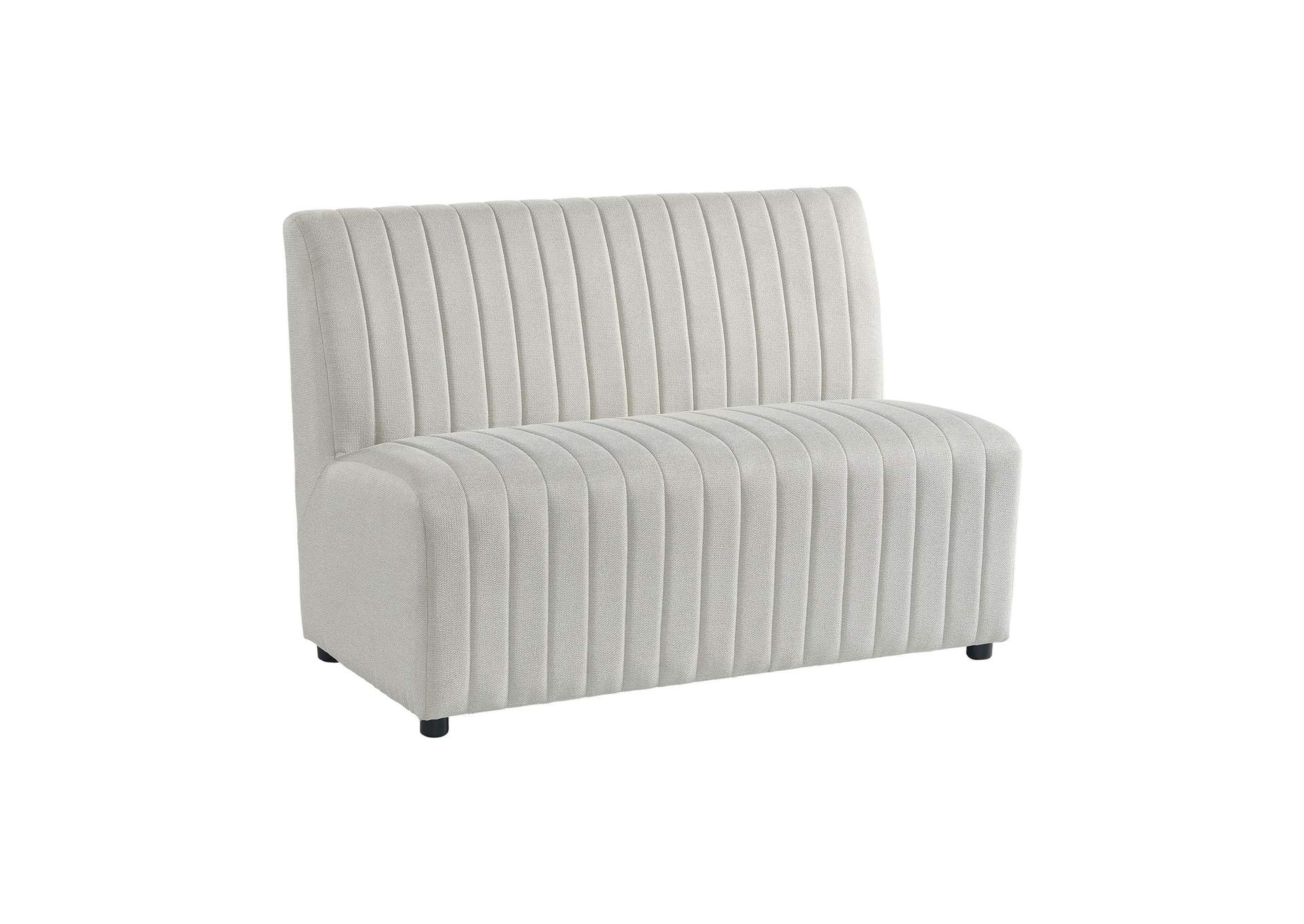 Jemma Upholstered Bench In Beige Linen image 8