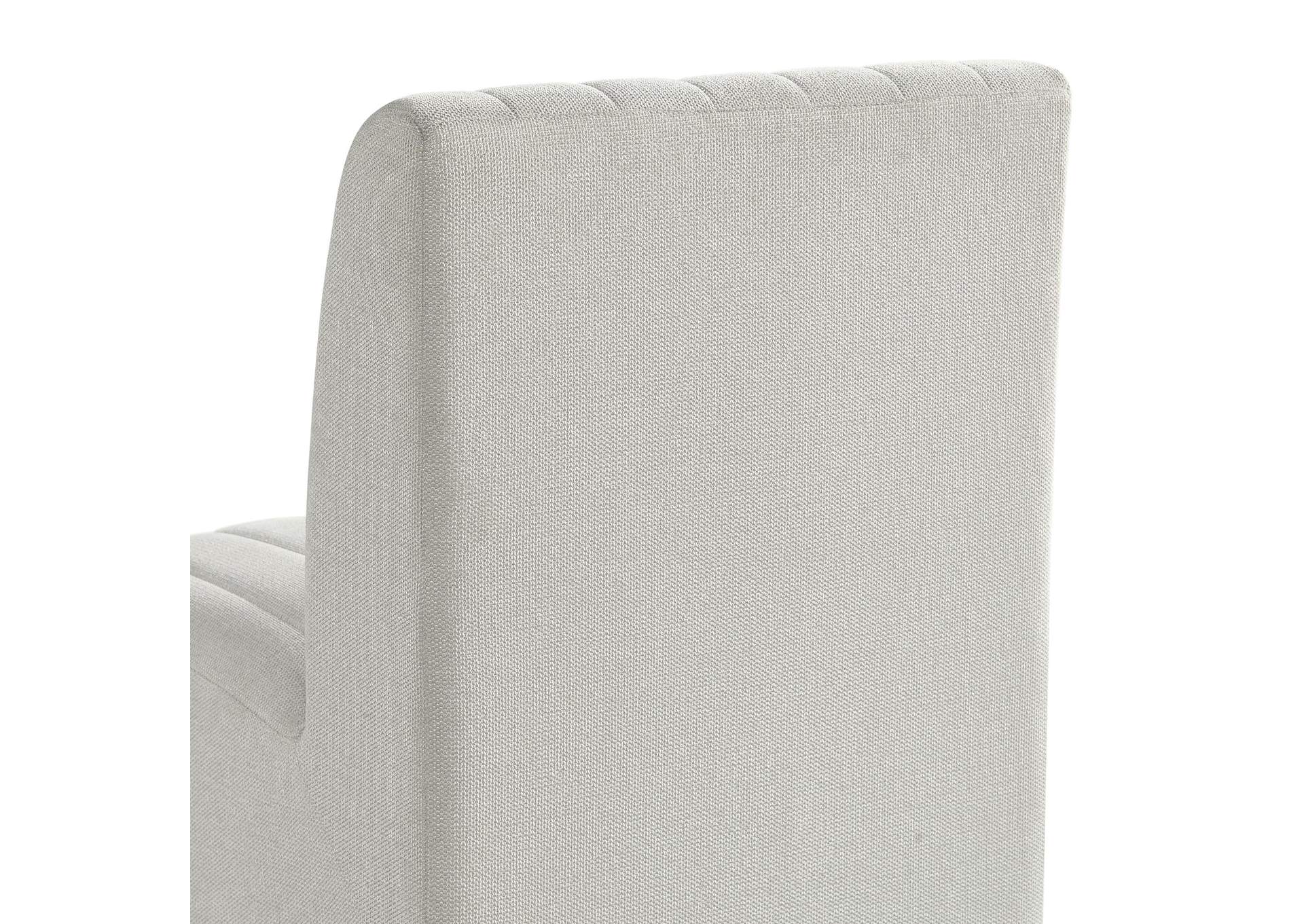 Jemma Upholstered Side Chair In Beige Linen 2 Per Carton image 4