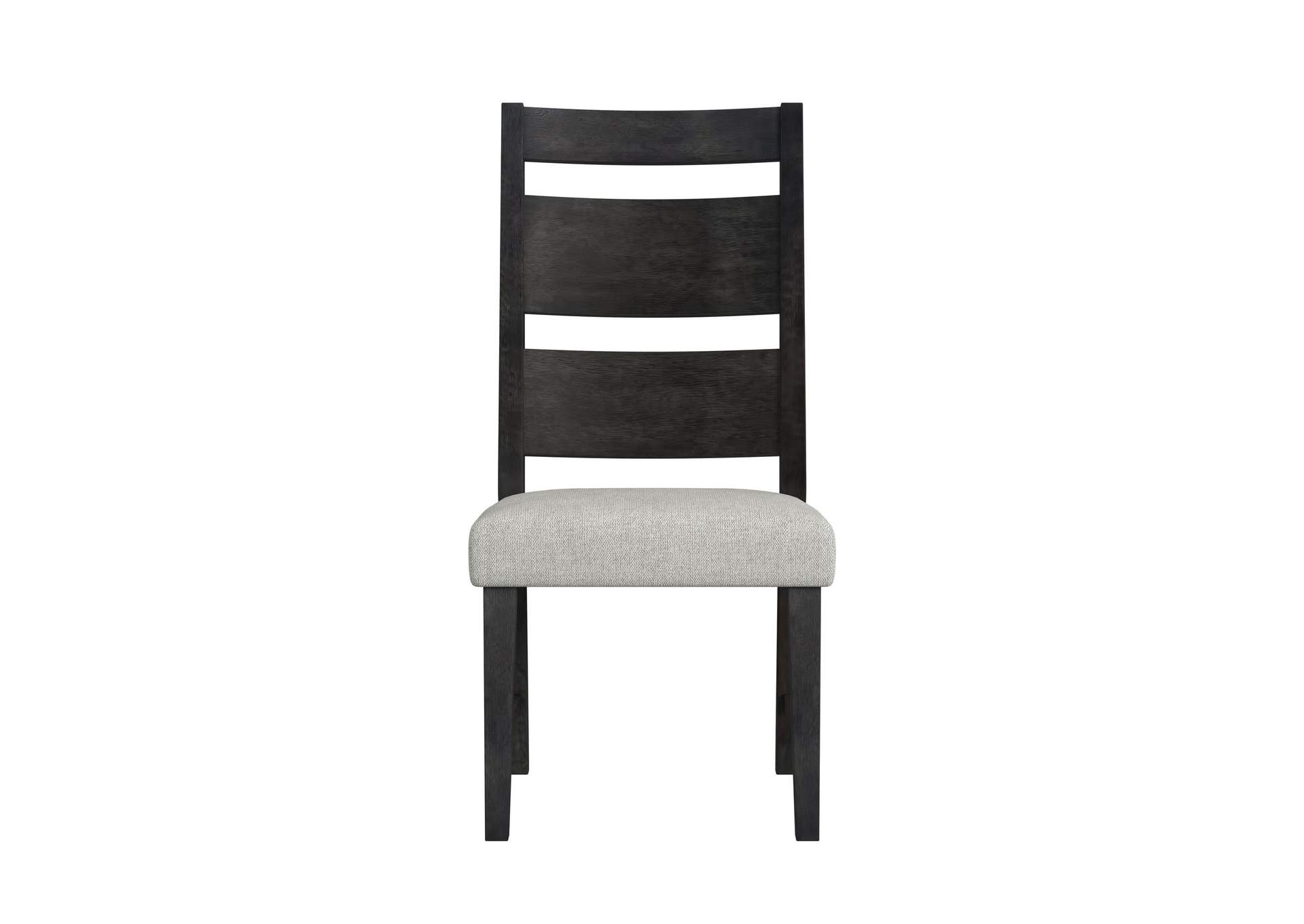Jemma Wood Back Dining Side Chair With Beige Linen In Dark Espresso 2 Per Carton image 8