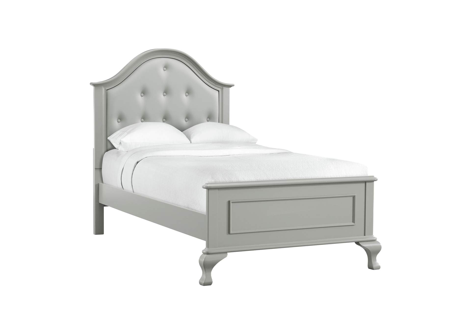 Jesse Twin Panel With Trundle 3 Piece Bedroom Set In Grey image 18