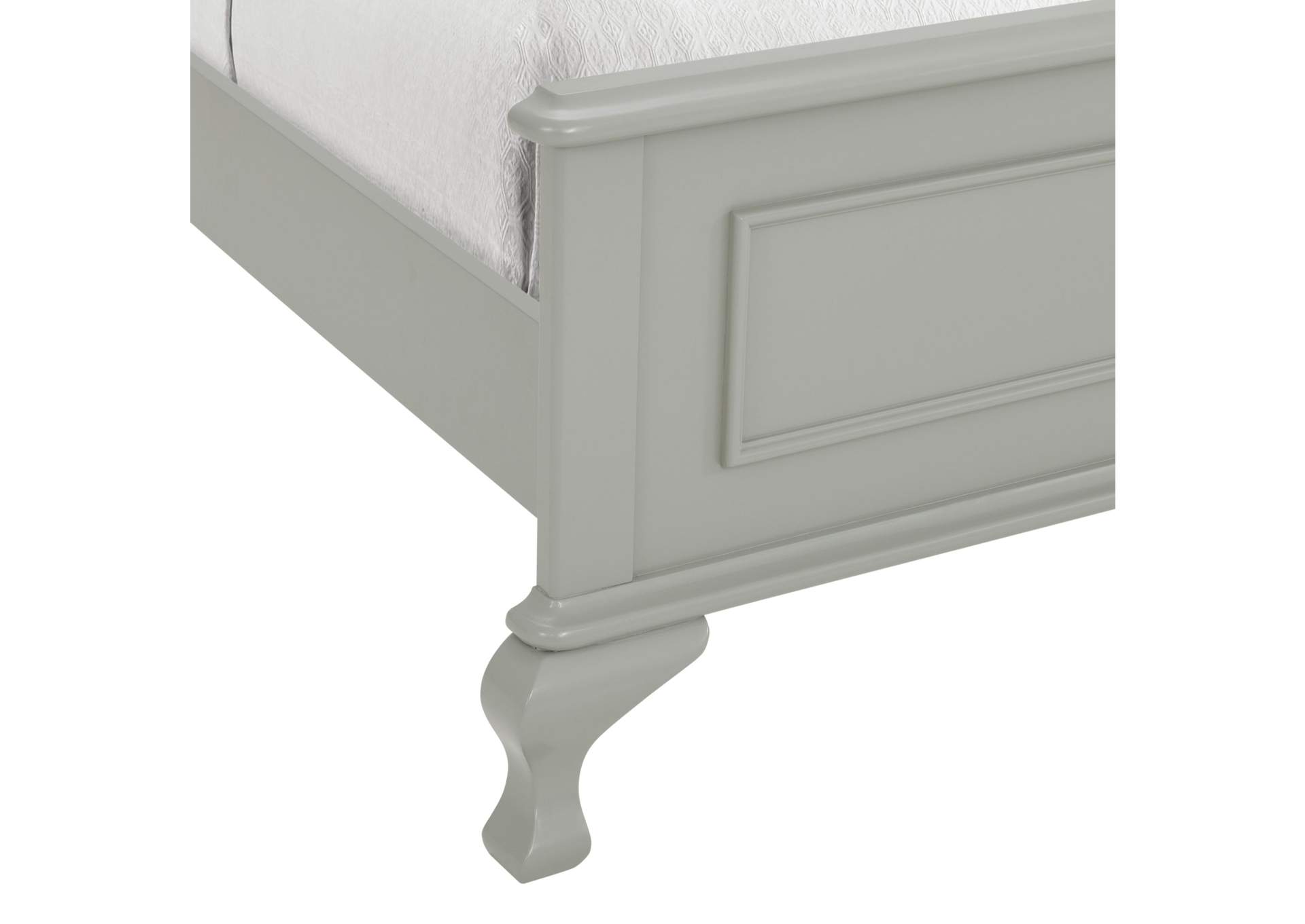 Jesse Twin Panel With Trundle 3 Piece Bedroom Set In Grey image 13
