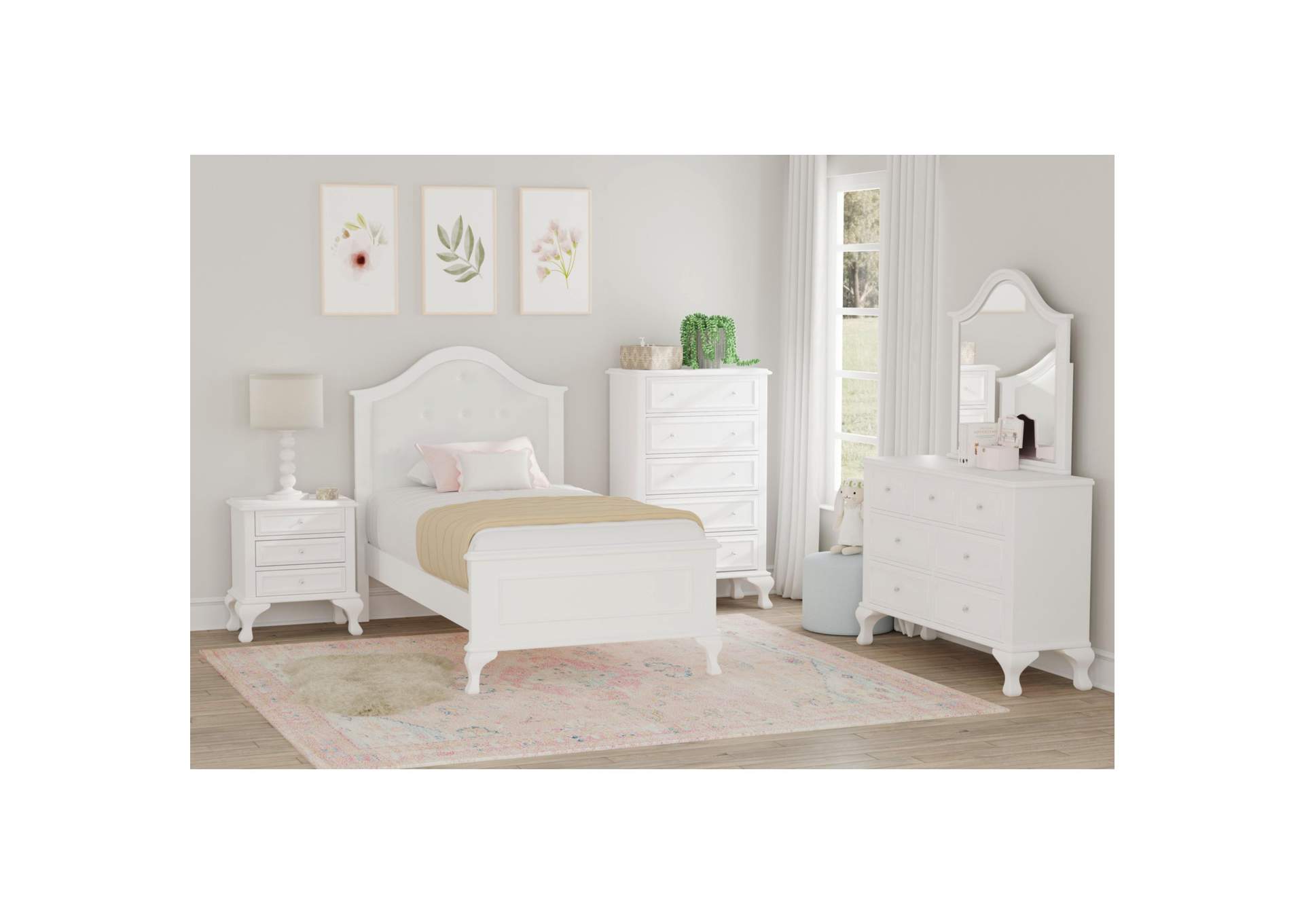 Jesse Twin Panel Bed image 1