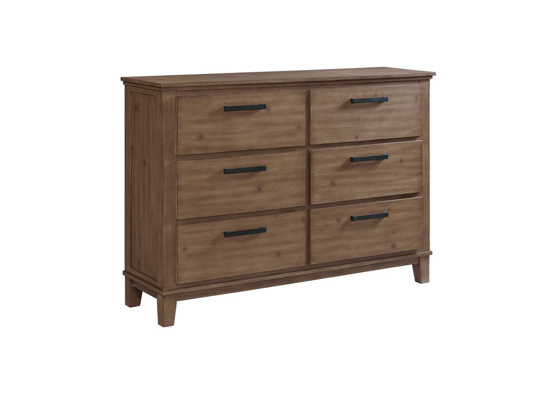 Jolene 6 - Drawer Dresser In Grey image 9