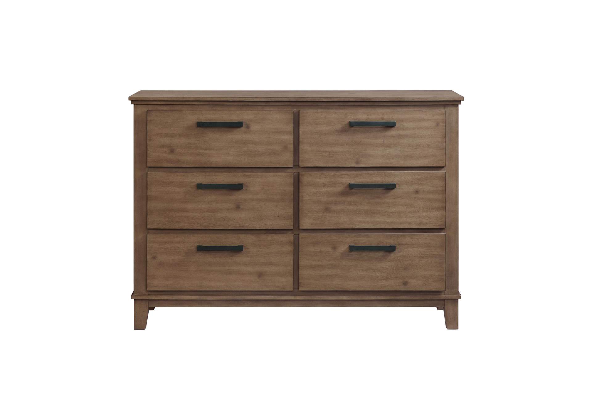Jolene 6 - Drawer Dresser In Grey image 10