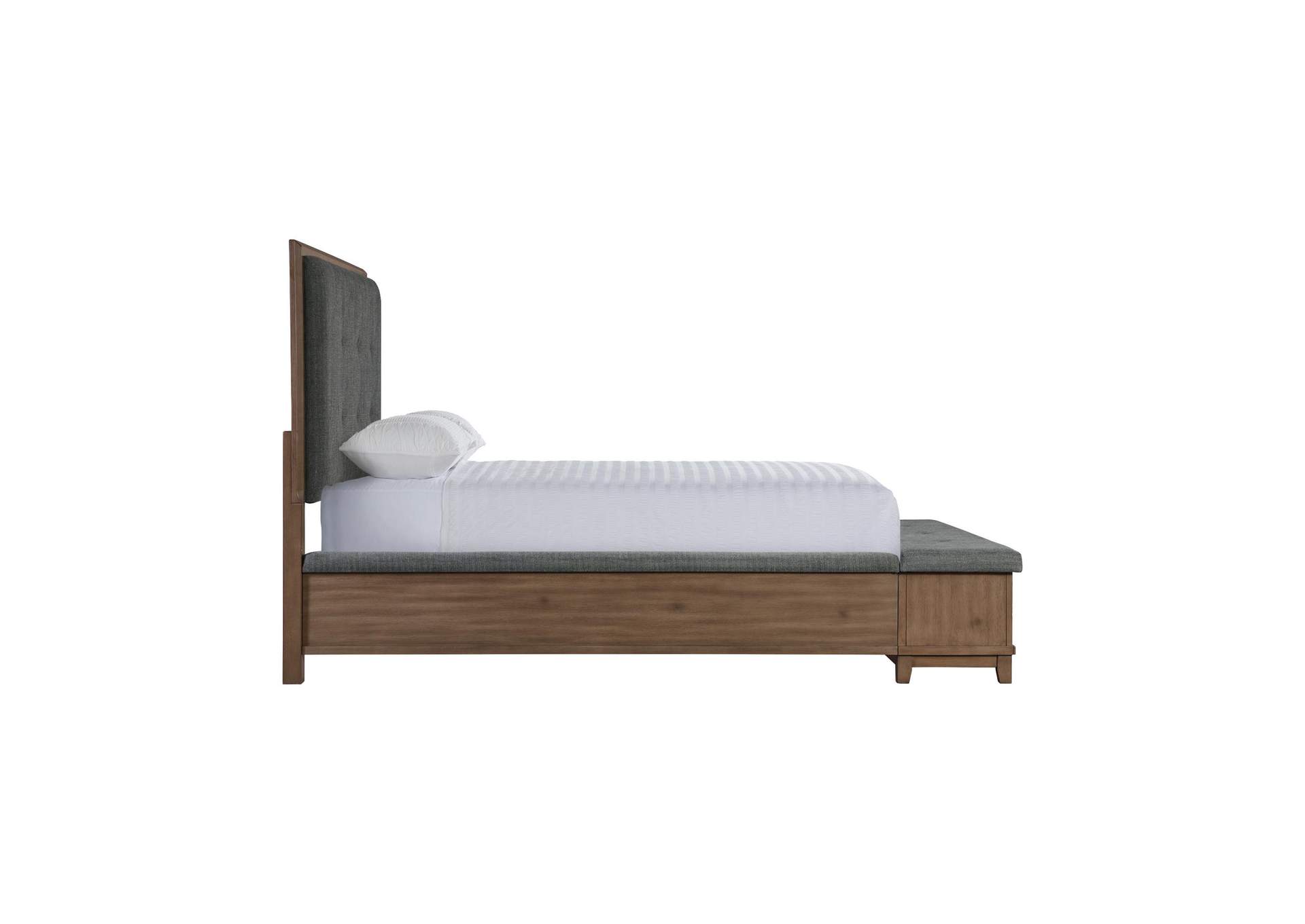 Jolene Upholstery Queen Bed Grey image 9