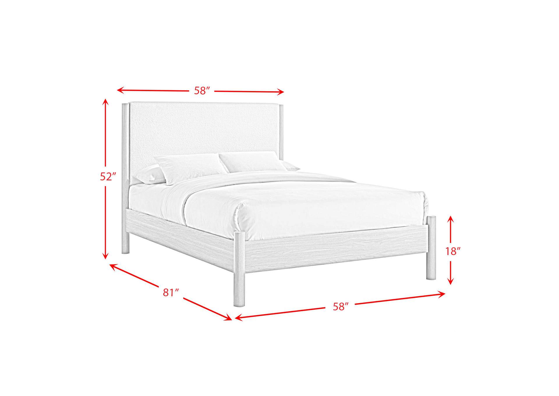Jonas Full Bed In Natural image 5