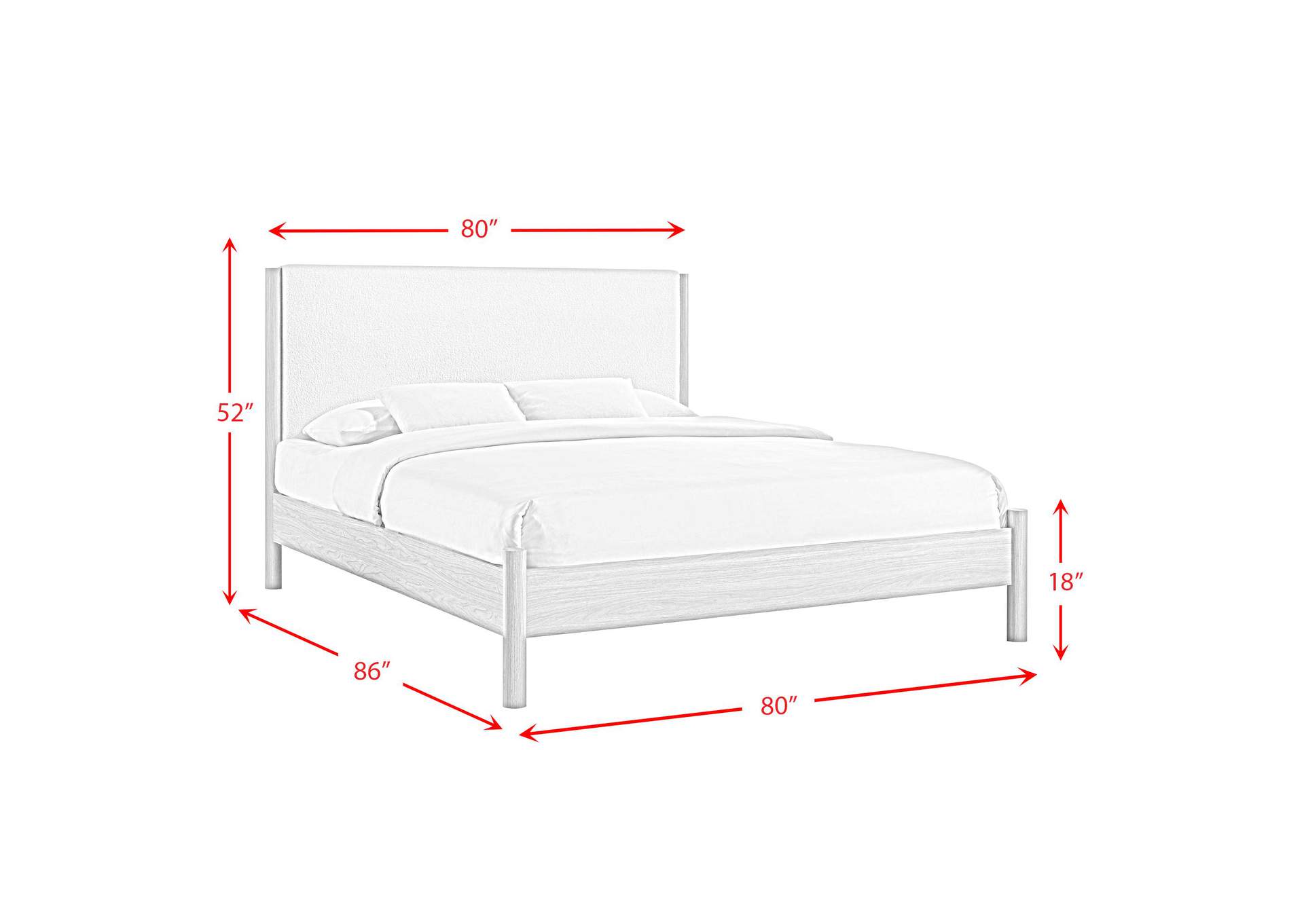 Jonas King Bed In Natural image 5