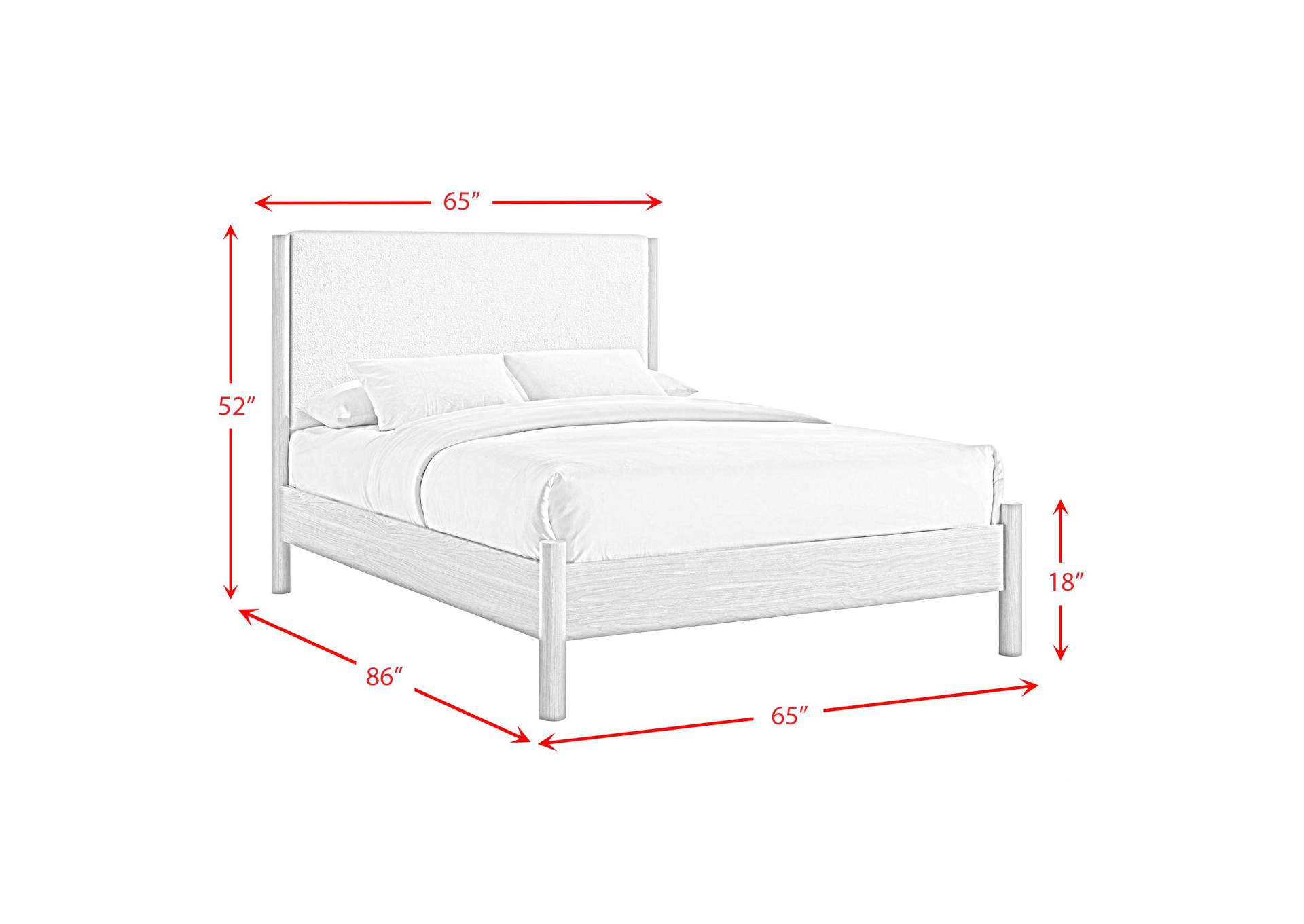 Jonas Queen Bed In Natural image 5