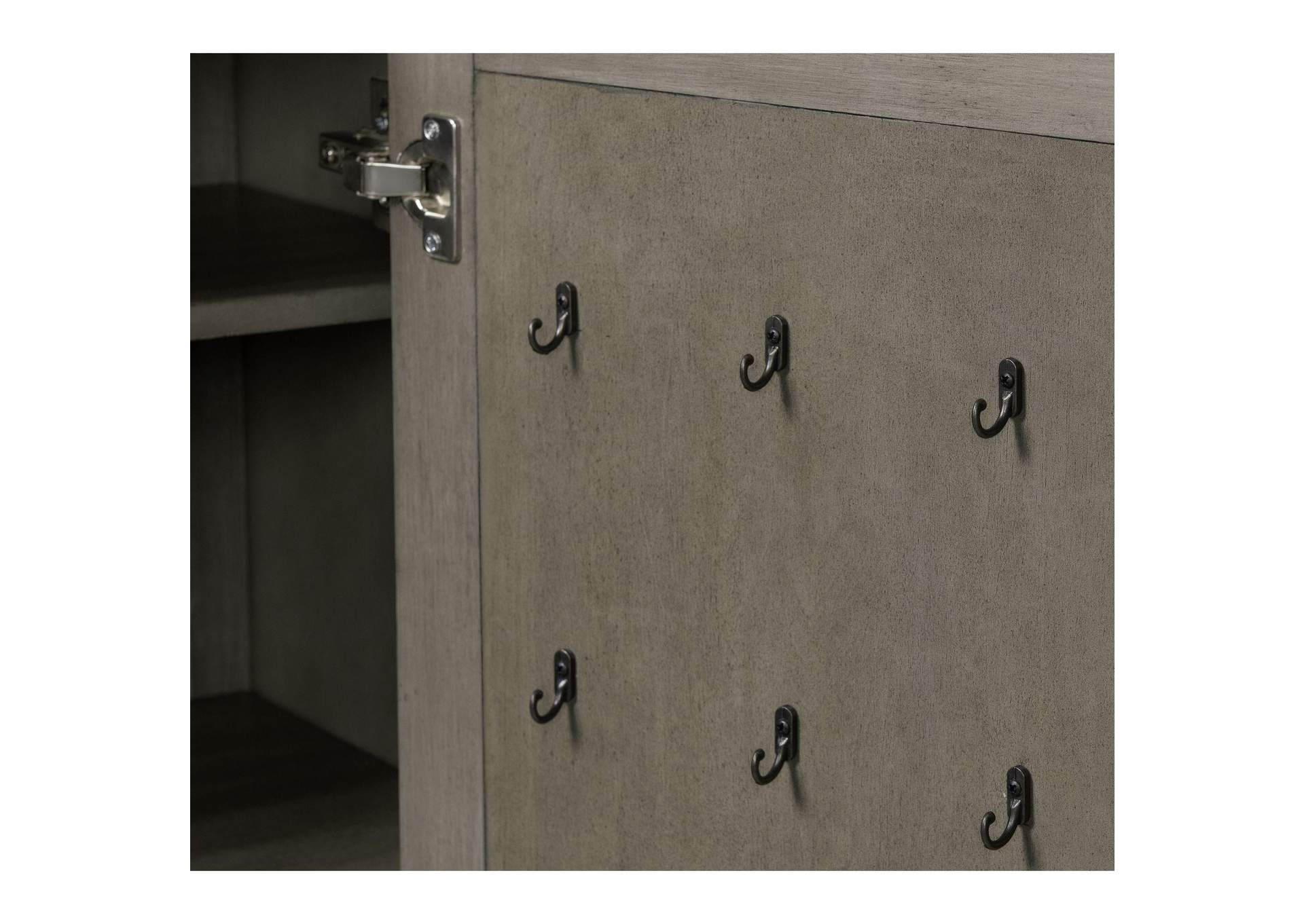 Kings Court 1 Door And 7 - Drawer Chest In Grey image 7