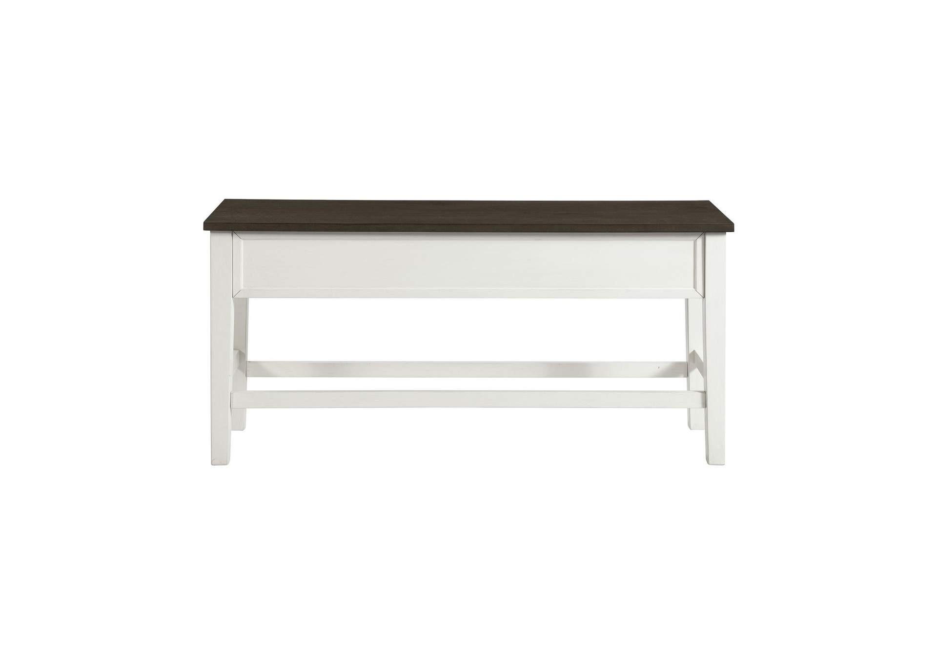 Kayla Two Tone Counter Storage Bench image 9