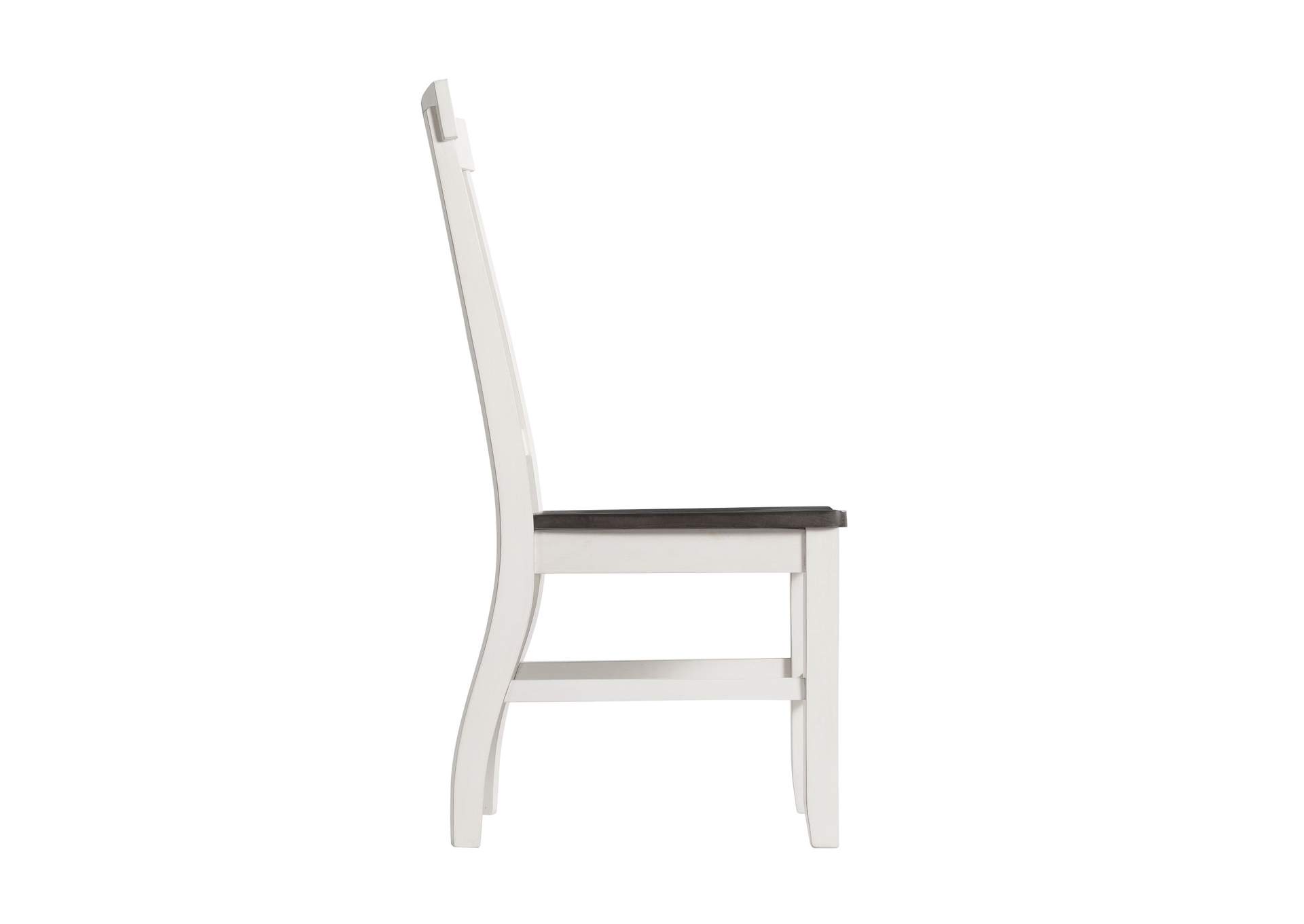 Kayla Two Tone Side Chair With Grey Top 2 Per Pack