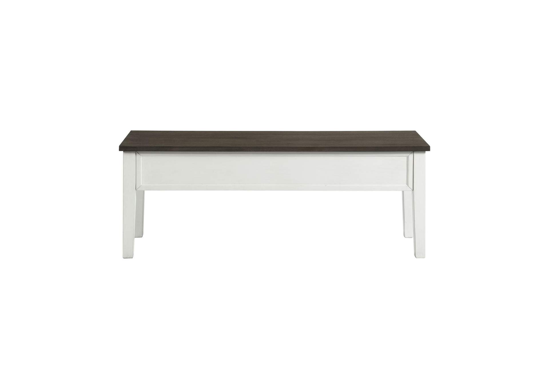 Kayla Two Tone Storage Bench image 8