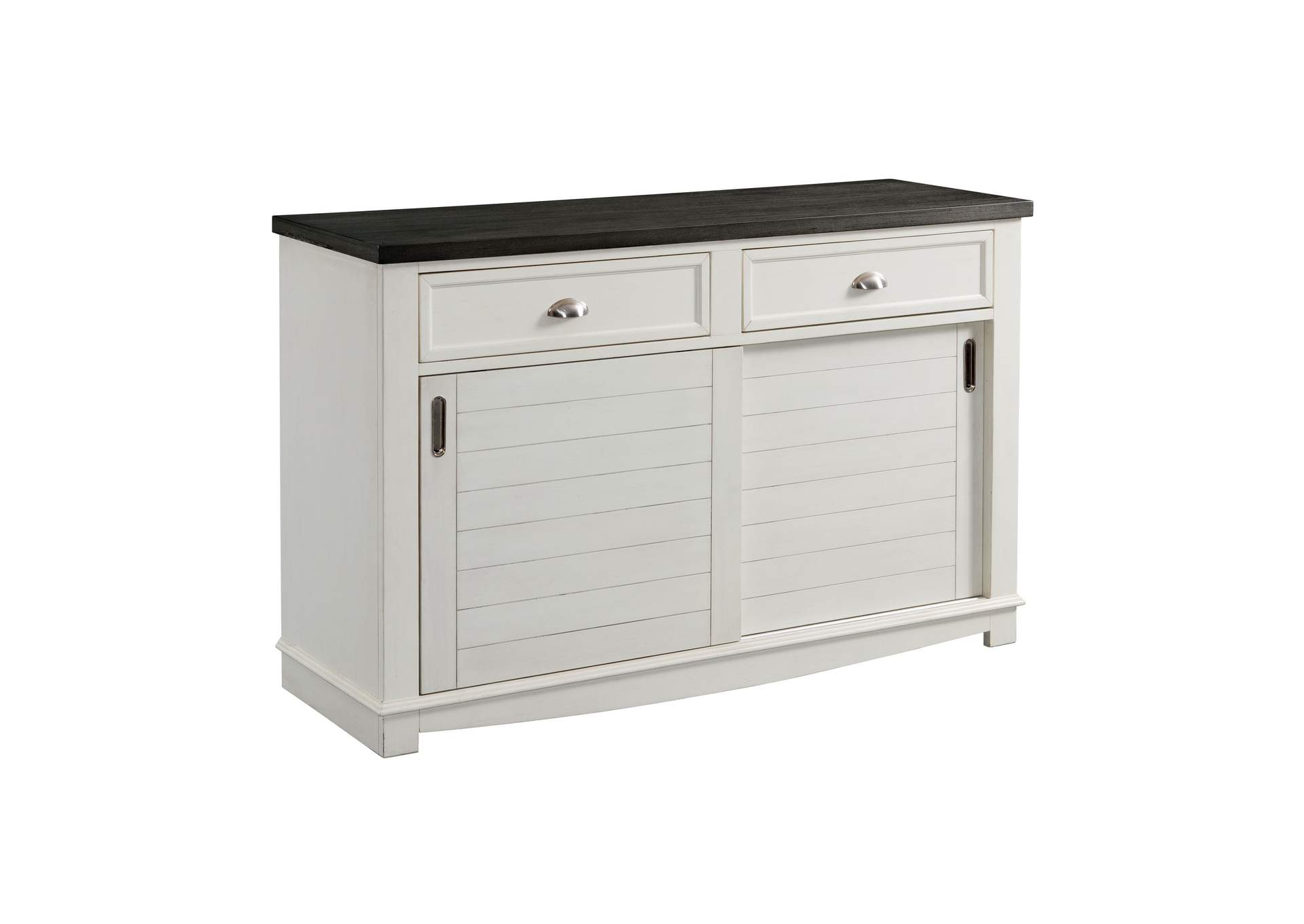 Kayla Two Tone Server With Grey Top