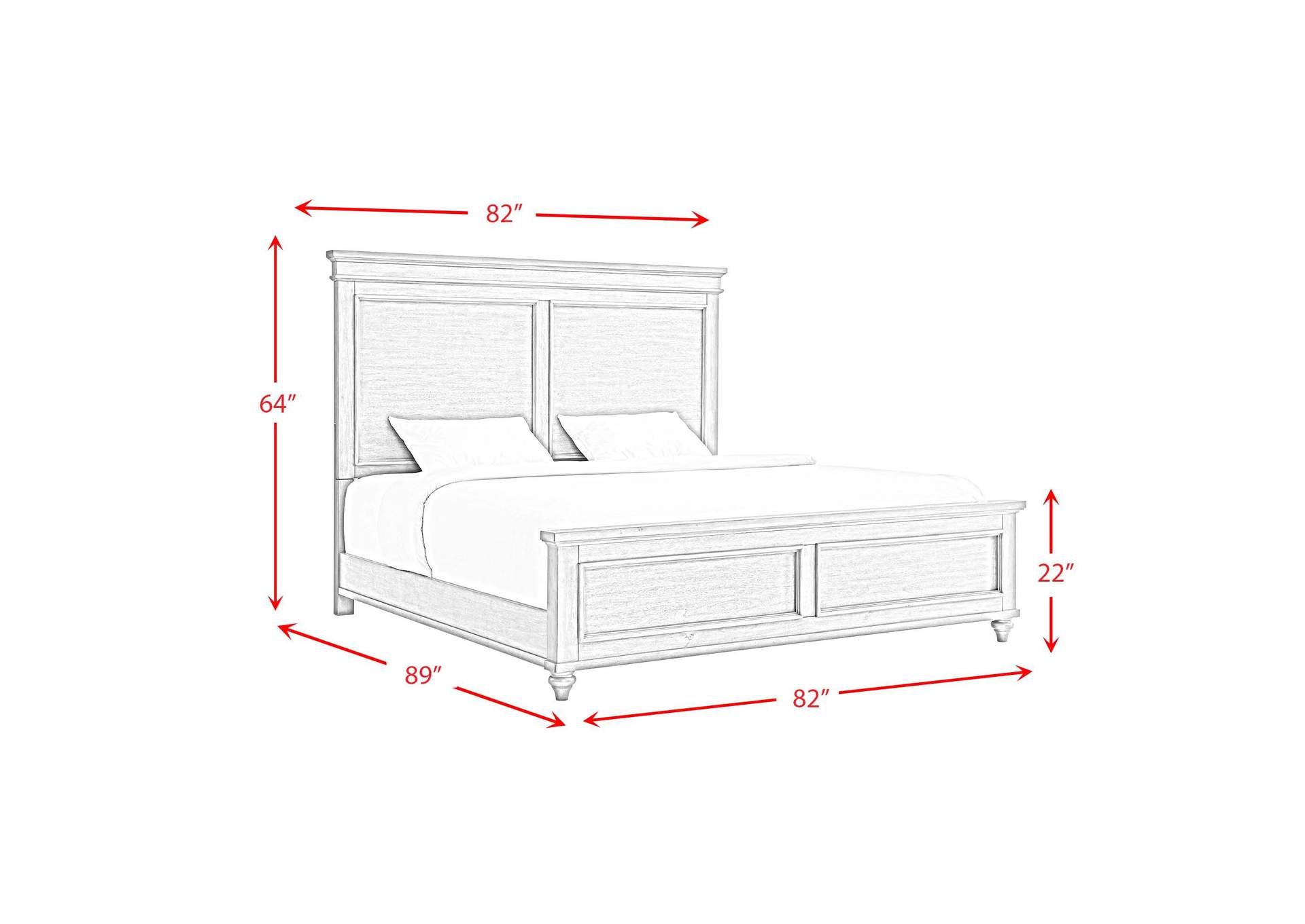 Kendari King Bed In Grey image 6
