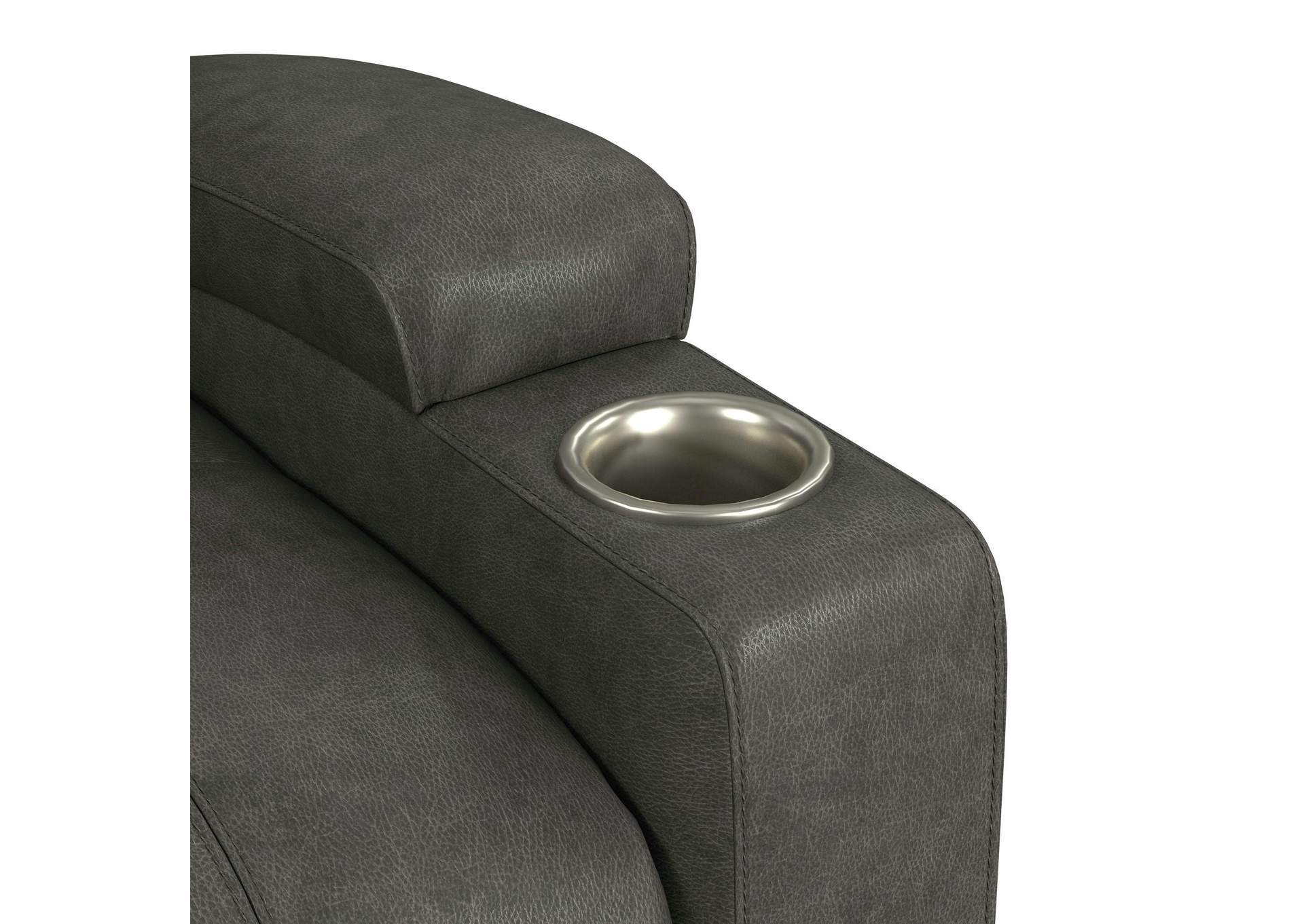 Kenmore P1 Lift Chair With Heat Massage In Simba Dk Grey image 4