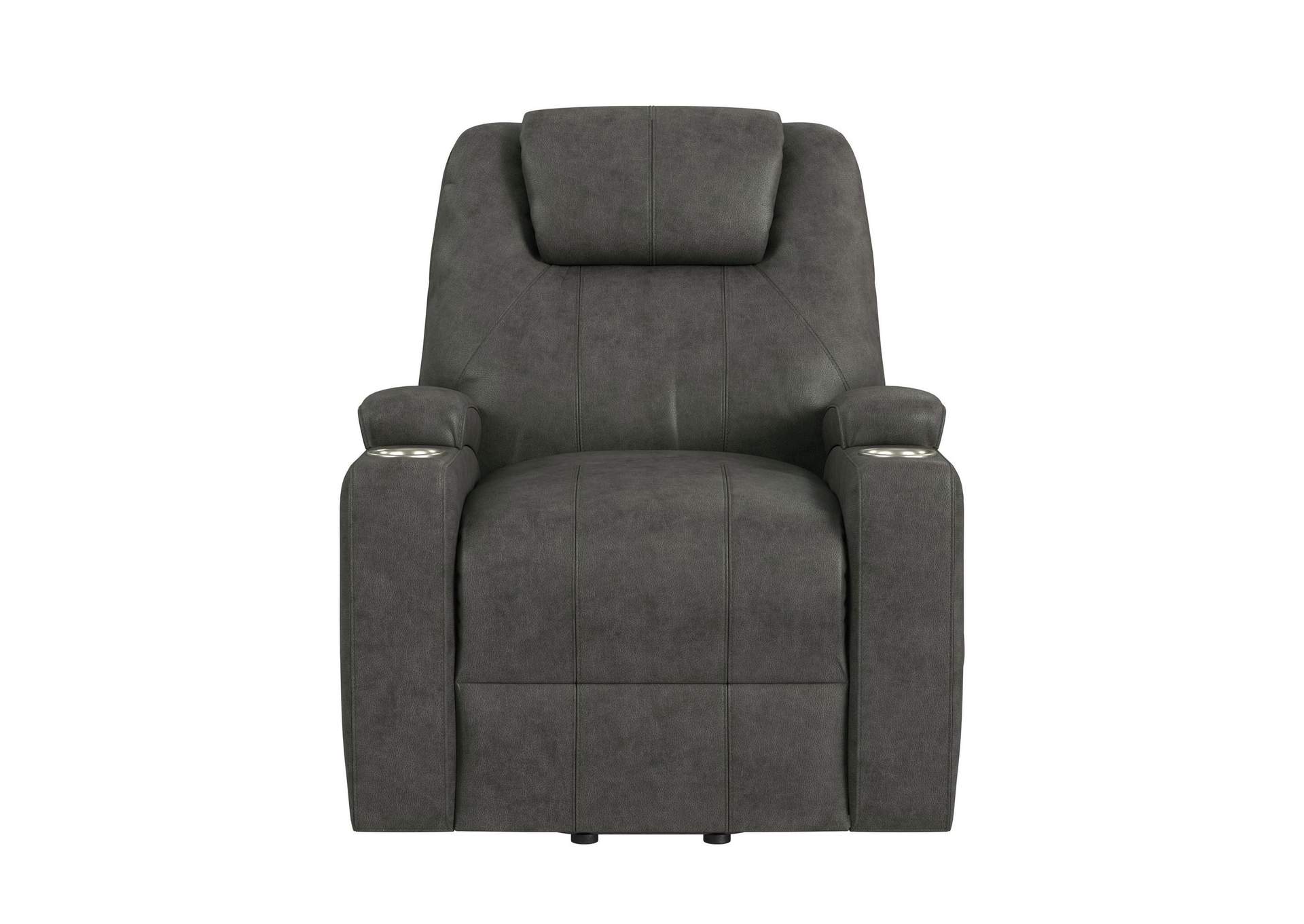 Kenmore P1 Lift Chair With Heat Massage In Simba Dk Grey image 9