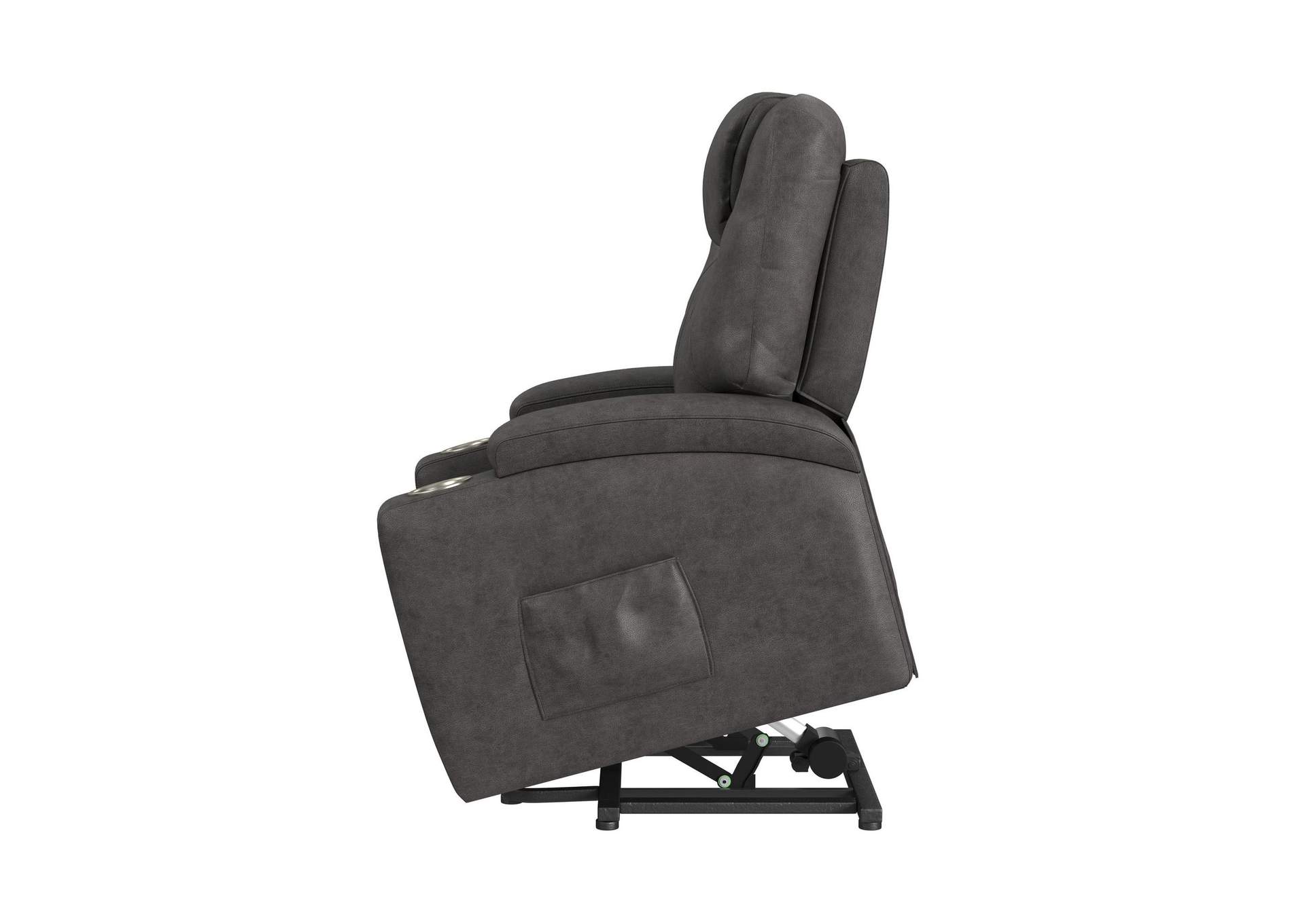 Kenmore P1 Lift Chair With Heat Massage In Simba Dk Grey image 10