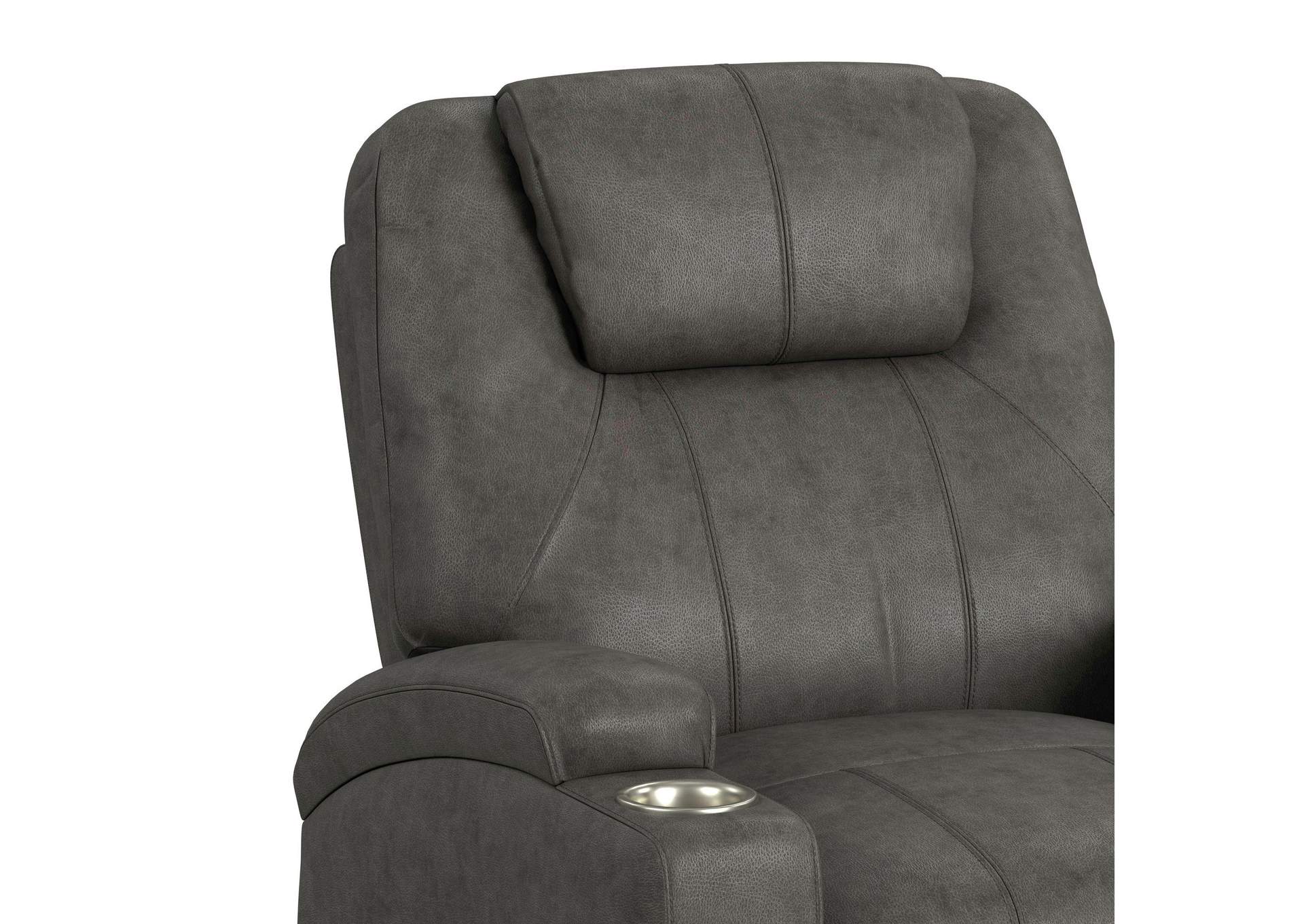 Kenmore P1 Lift Chair With Heat Massage In Simba Dk Grey image 3