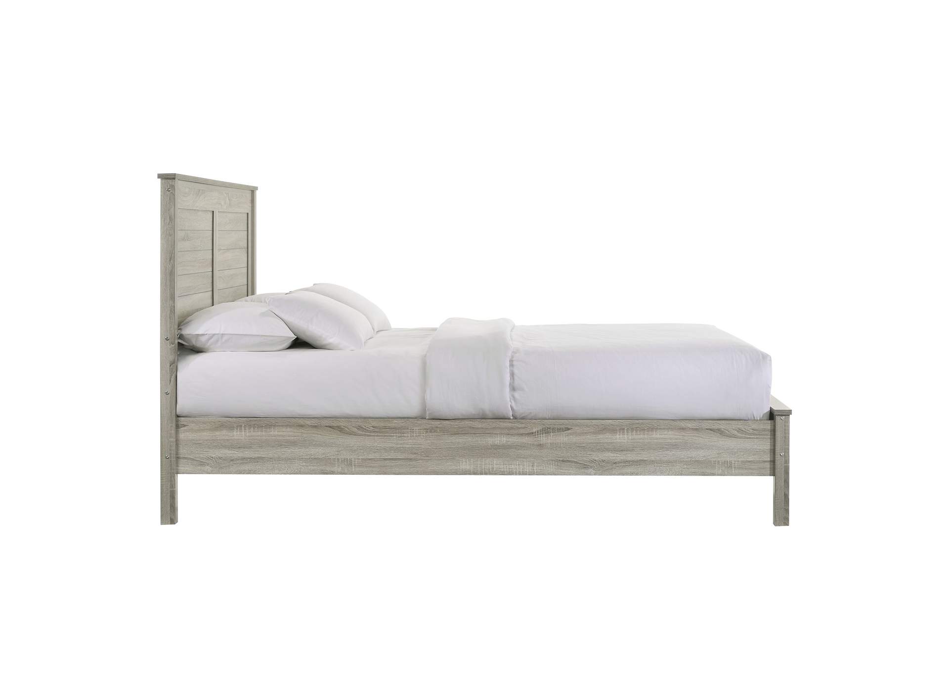 Kennon Queen Panel Bed In Grey 3A