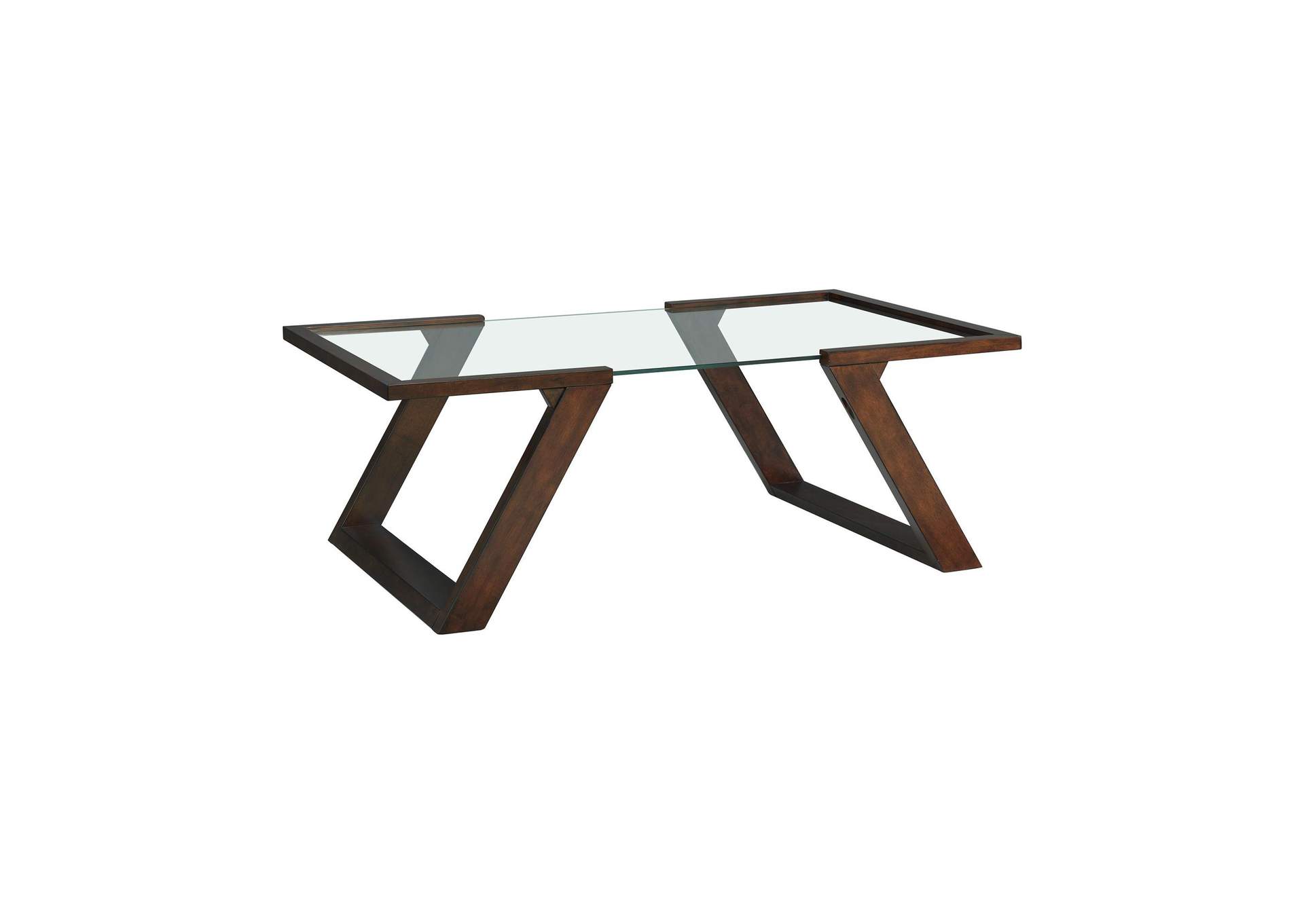 Kieran Rectangular Coffee Table In Dark Espresso image 6