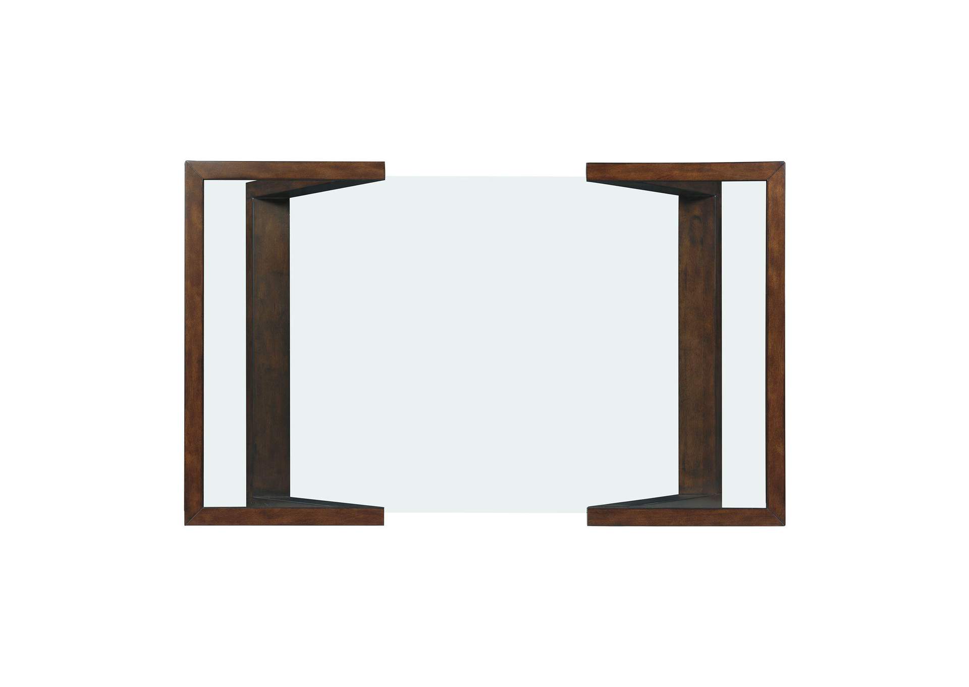 Kieran Rectangular Coffee Table In Dark Espresso image 4