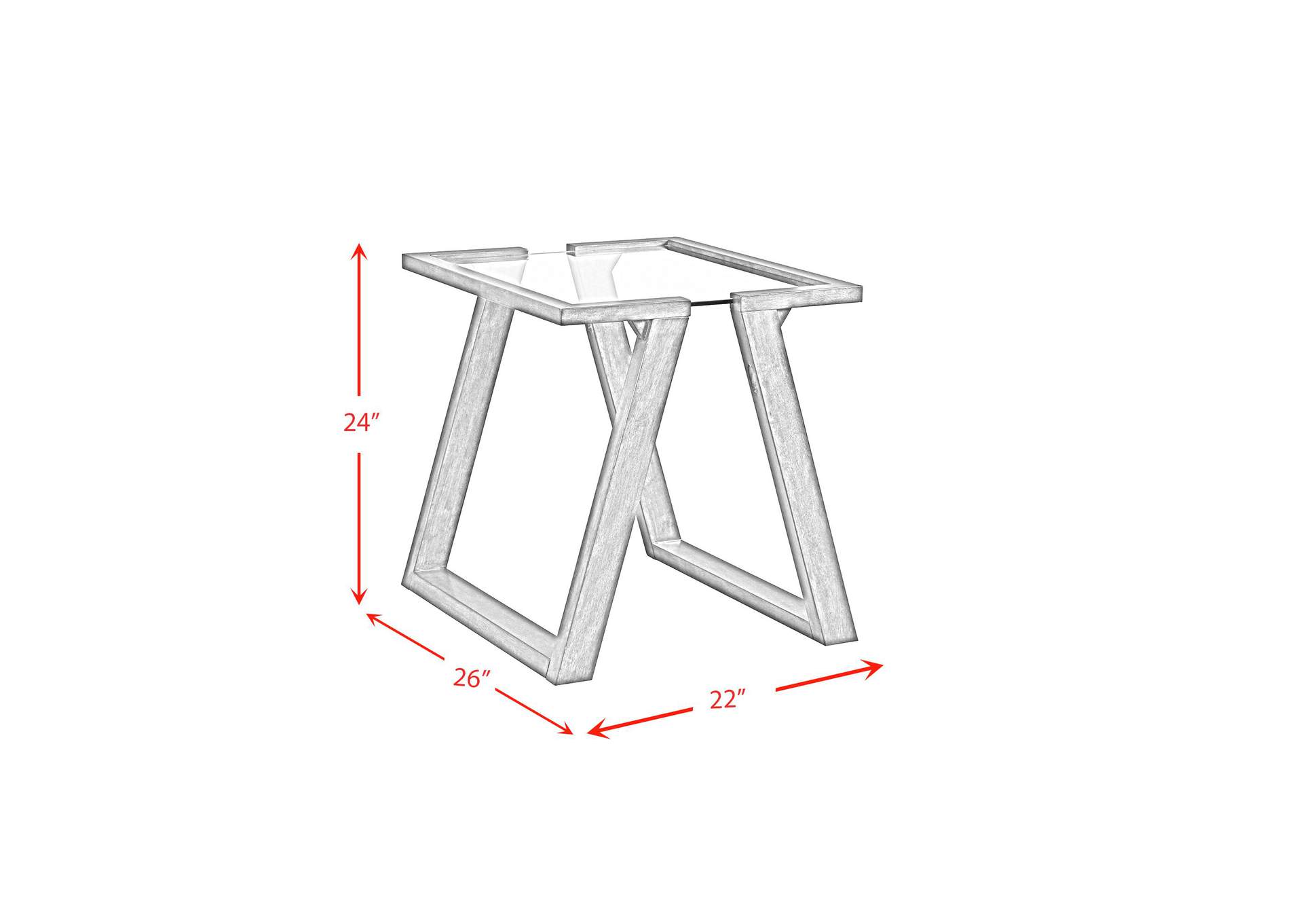 Kieran Rectangular End Table In Dark Espresso image 4