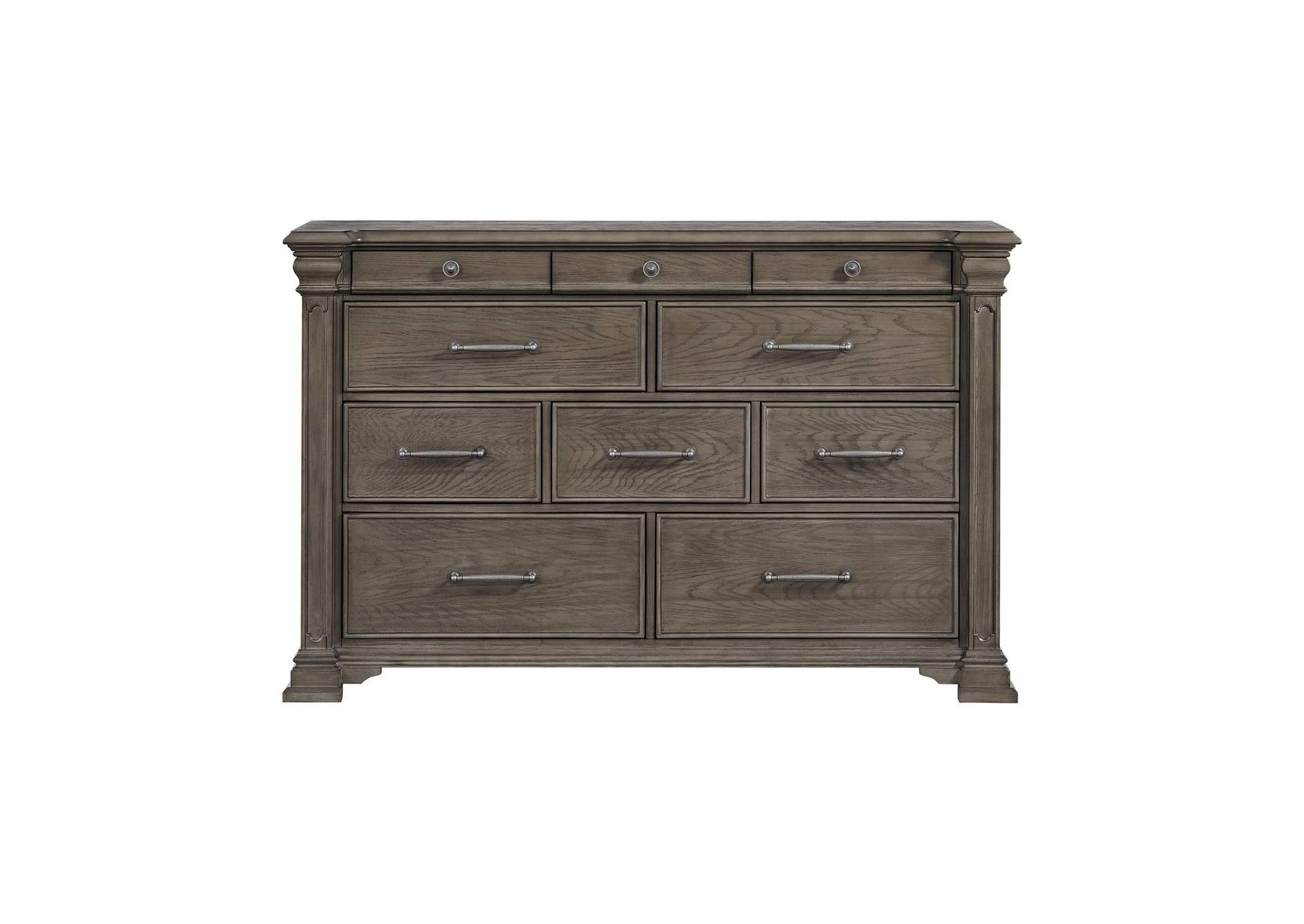 Kings Court 10 - Drawer Dresser In Grey image 8