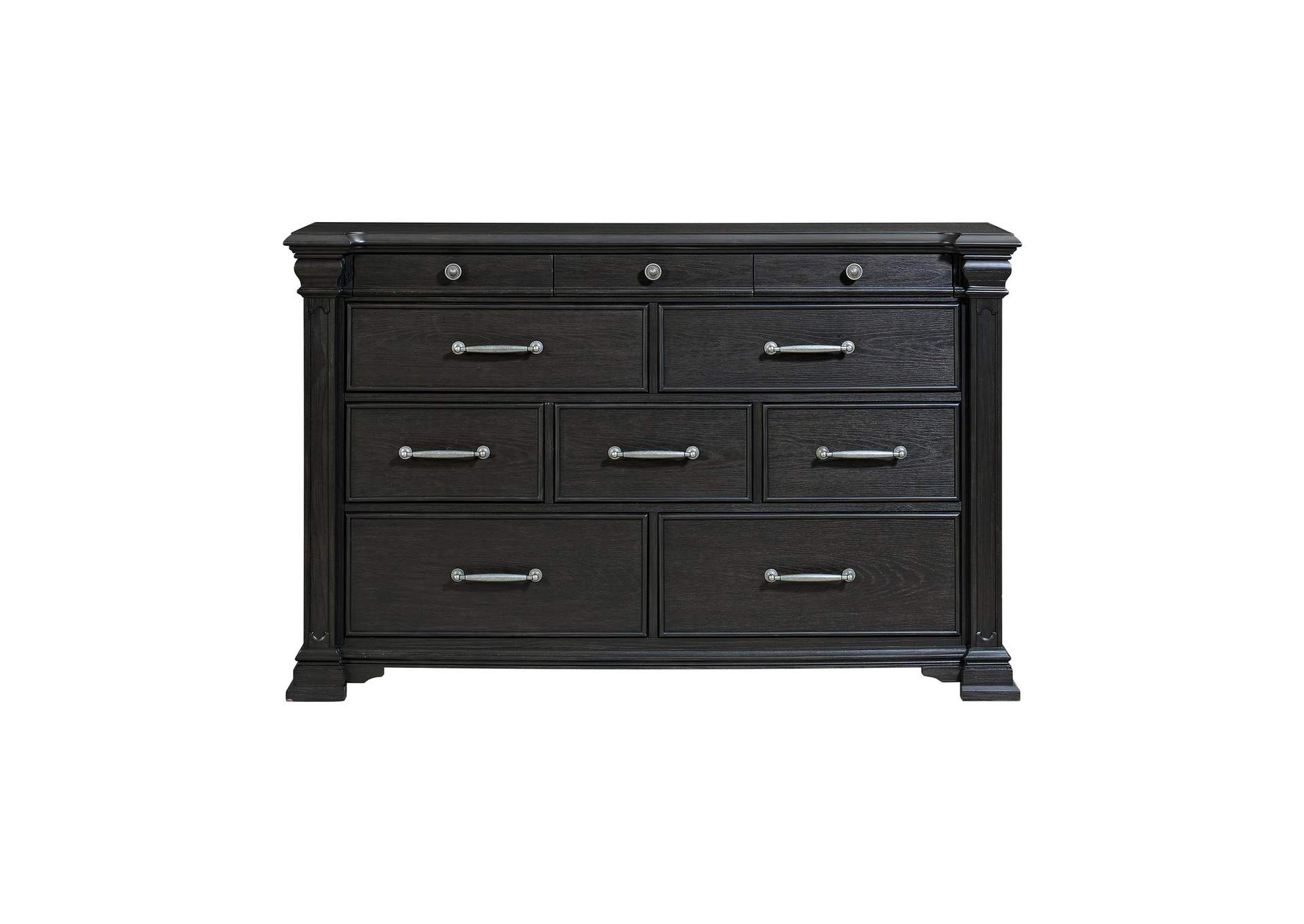 Kings Court 10 - Drawer Dresser In Black image 9
