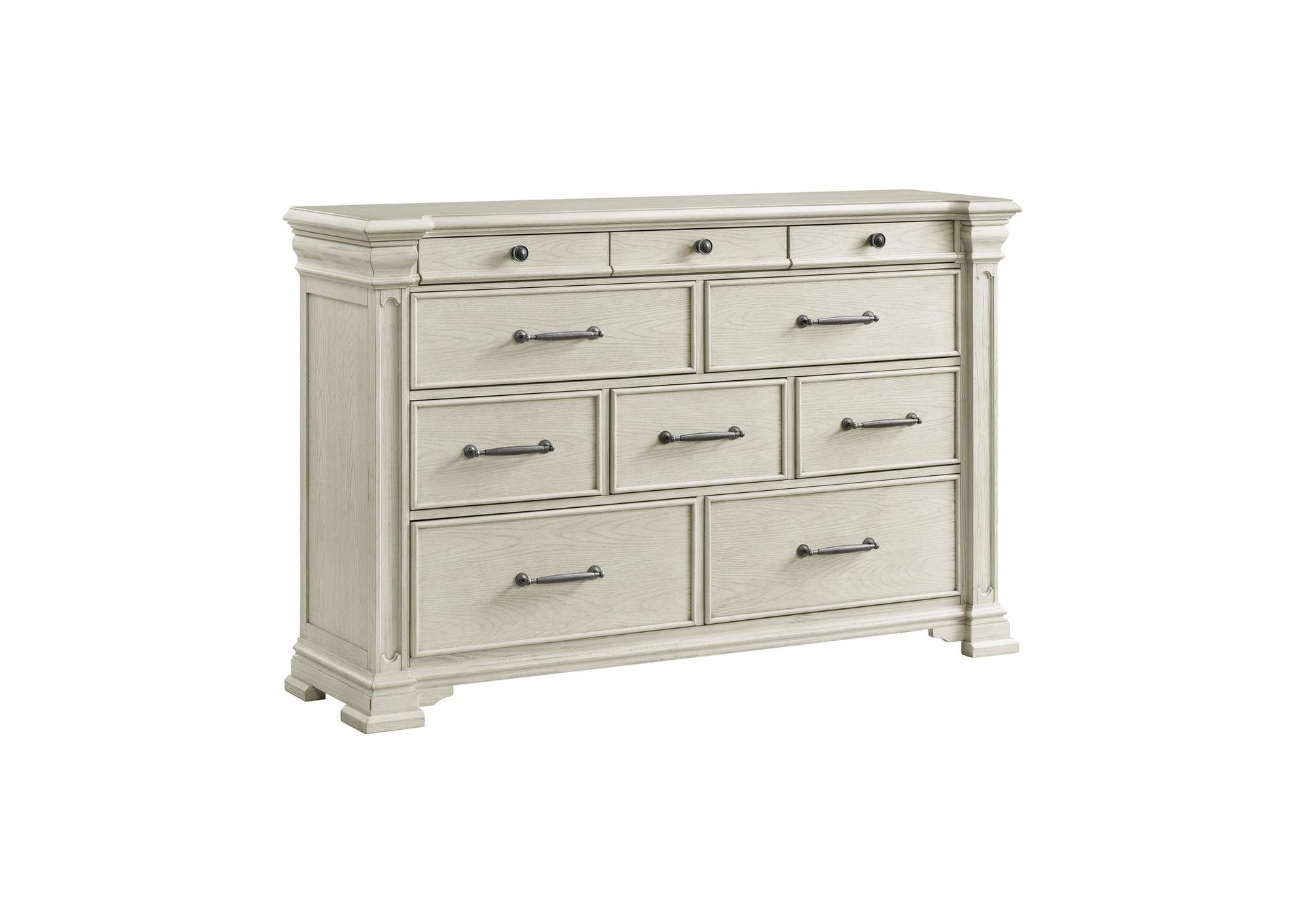 Kings Court 10 - Drawer Dresser In White image 3