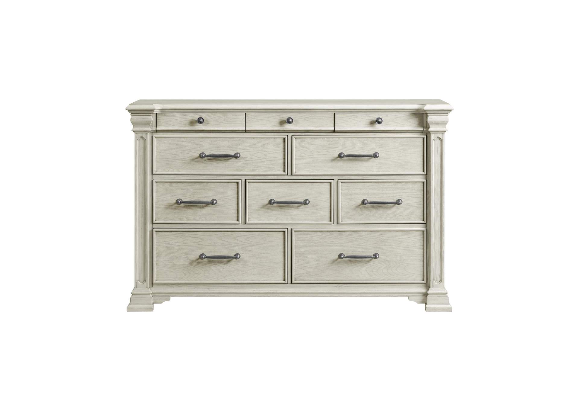 Kings Court 10 - Drawer Dresser In White image 4
