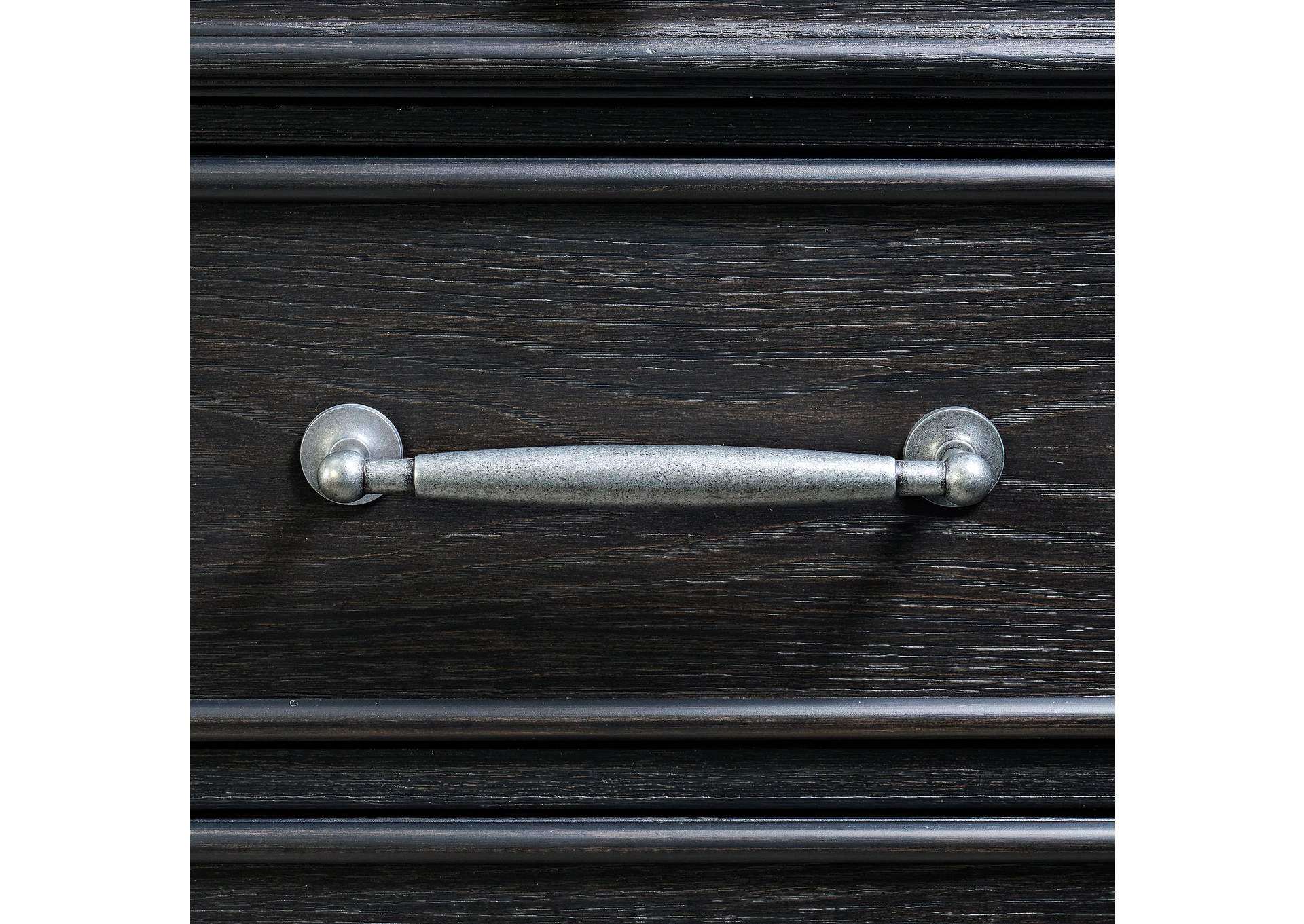 Kings Court 6 - Drawer Chest In Black image 9
