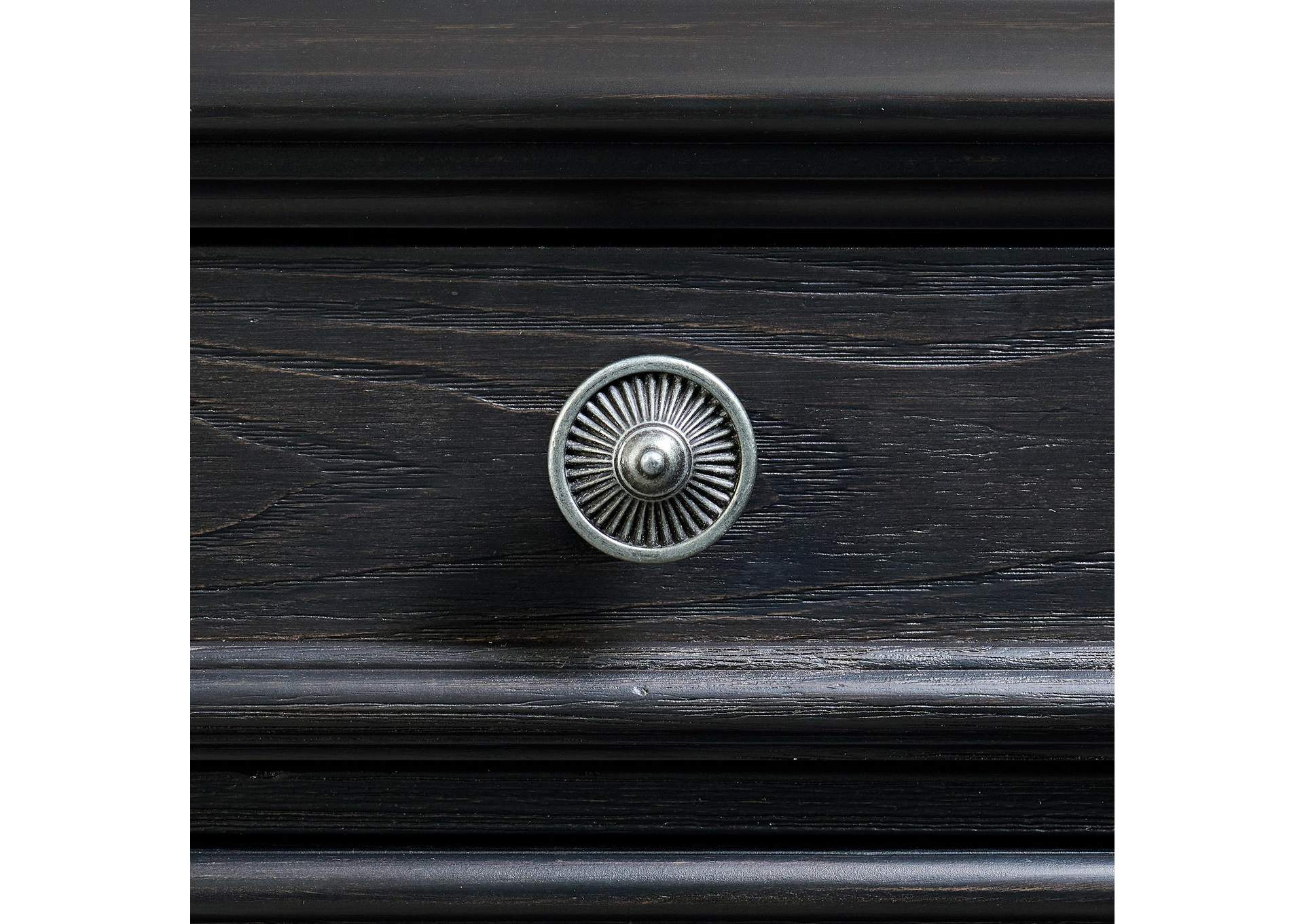 Kings Court 6 - Drawer Chest In Black image 8