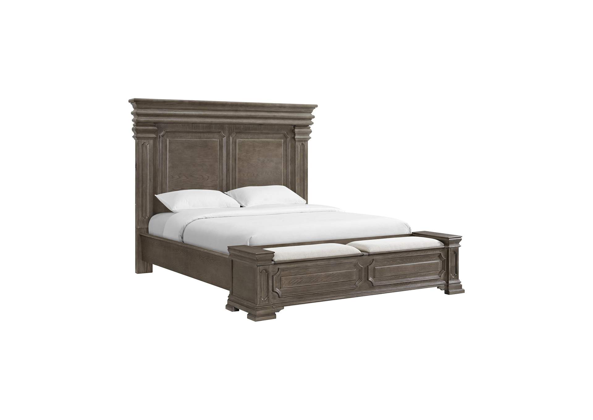 Kings Court King Storage Bed In Grey image 11