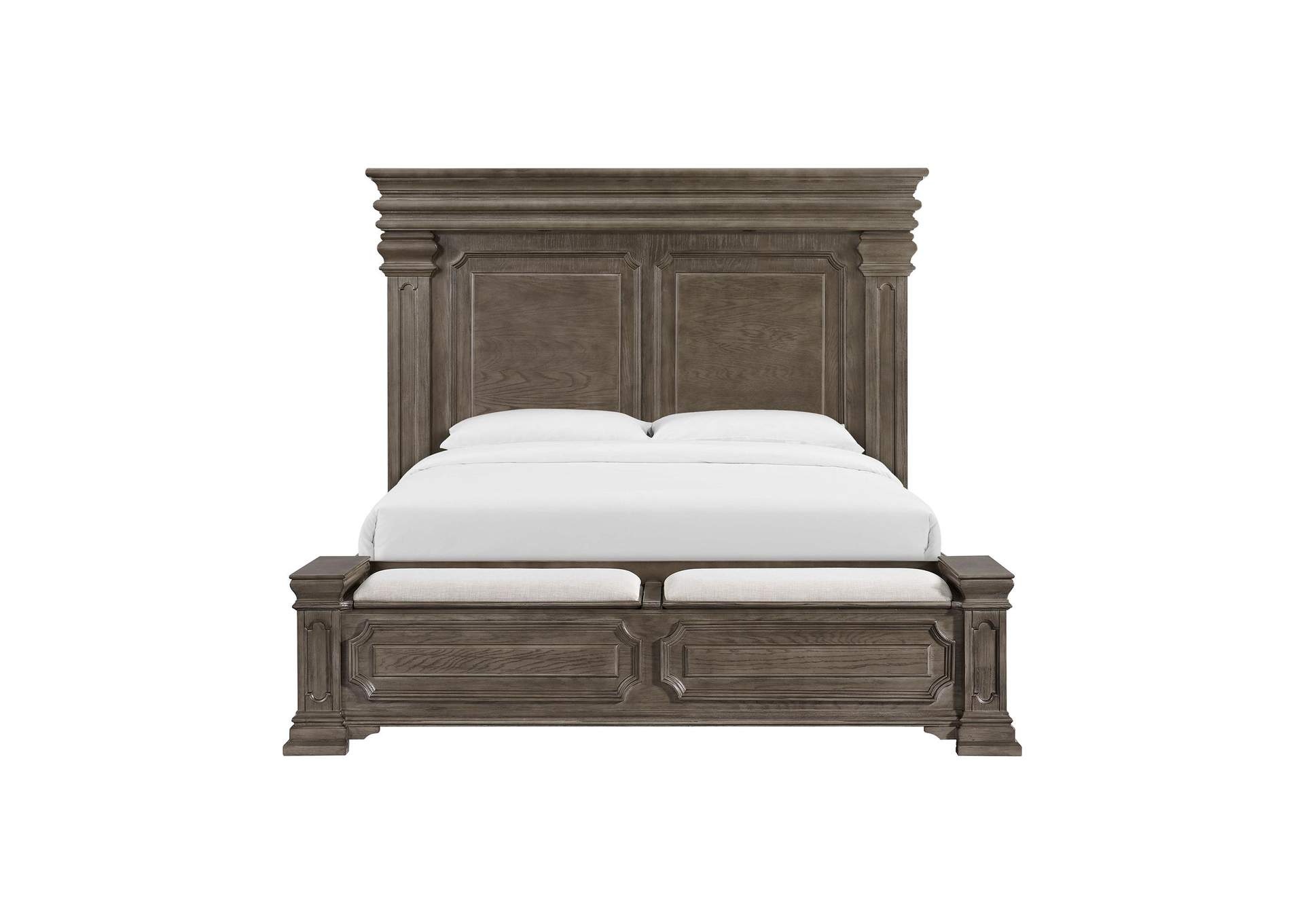Kings Court King Storage Bed In Grey image 12