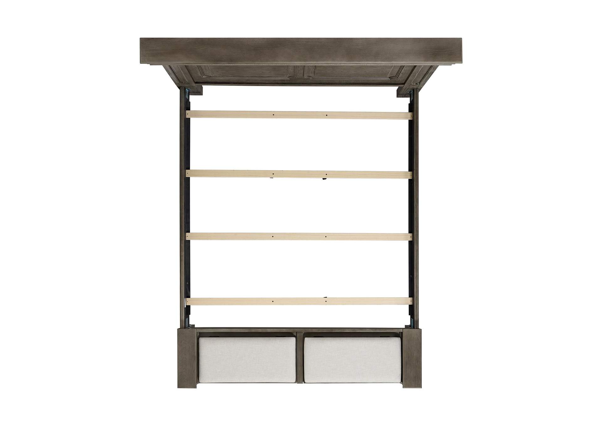 Kings Court King Storage Bed In Grey image 9