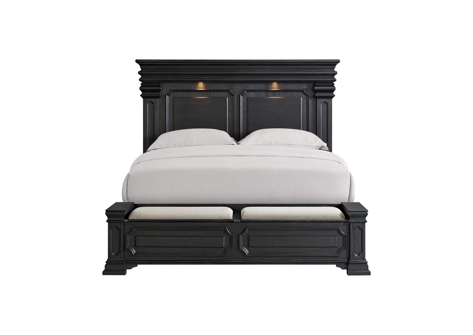 Kings Court King Storage Bed In Black image 8