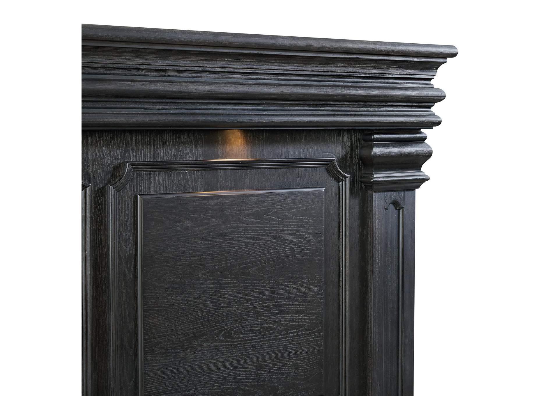Kings Court Queen Storage Bed In Black image 3