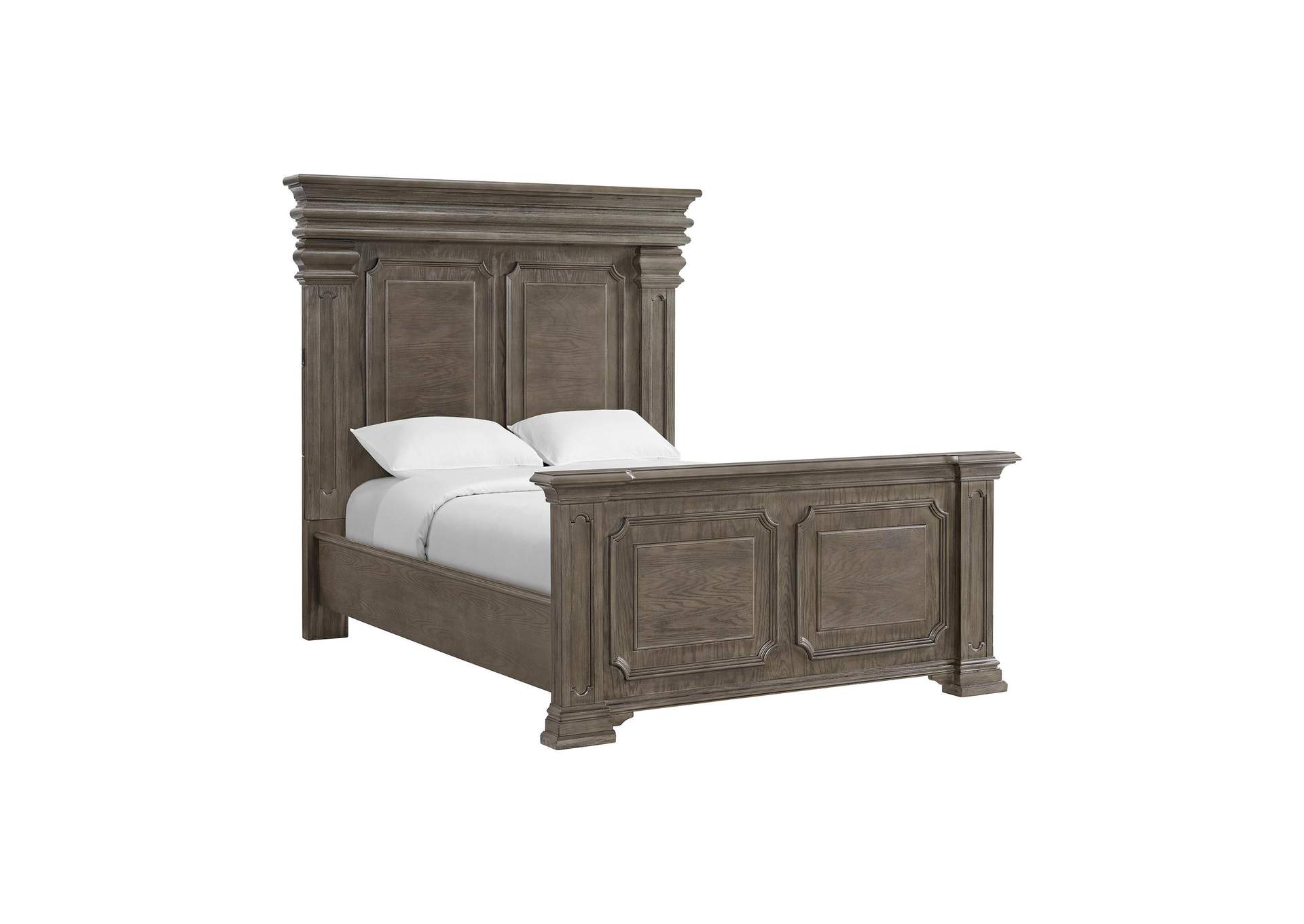 Kings Court Queen Bed In Grey image 8
